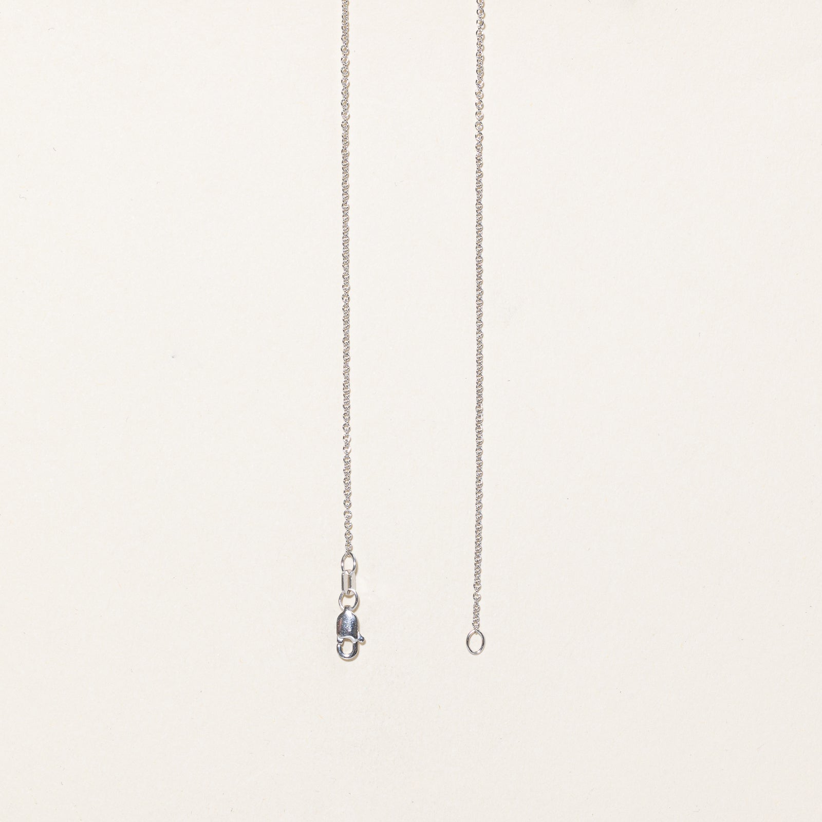 'Effy' 14K White Gold Cable Link Chain | 1.21mm | 18"