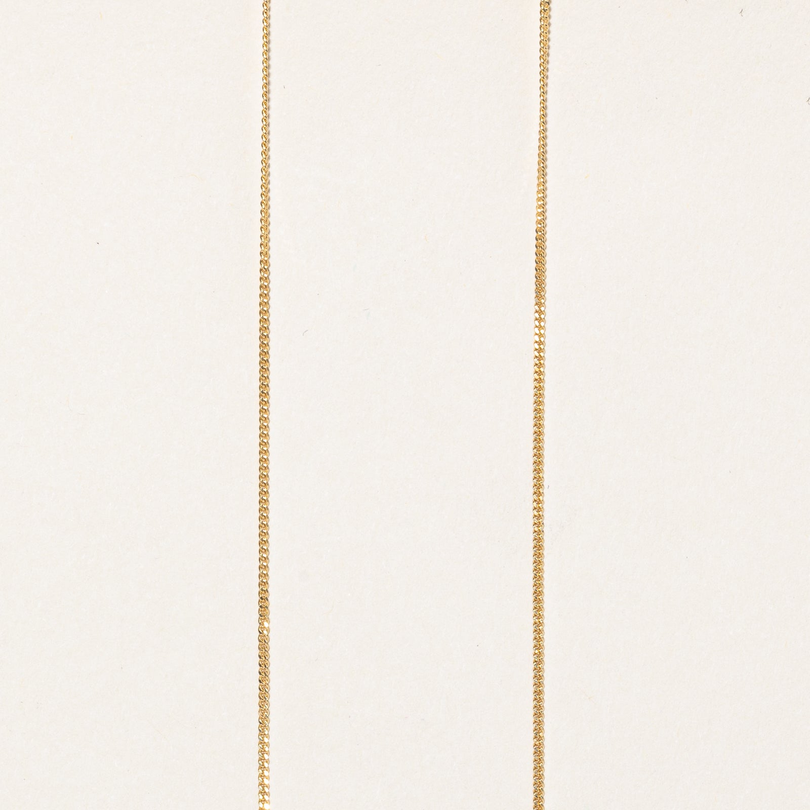 14K Yellow Gold Curb Link Chain | 1.04mm | 18"