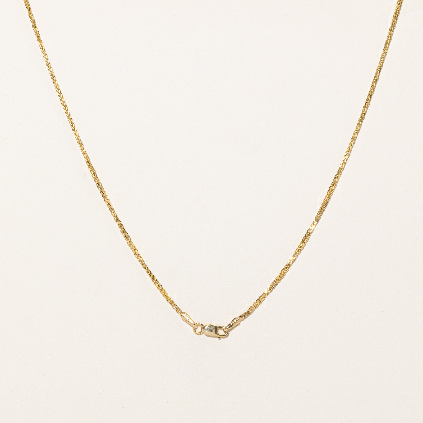 14K Yellow Gold Wheat Chain | 1.19mm | 18"