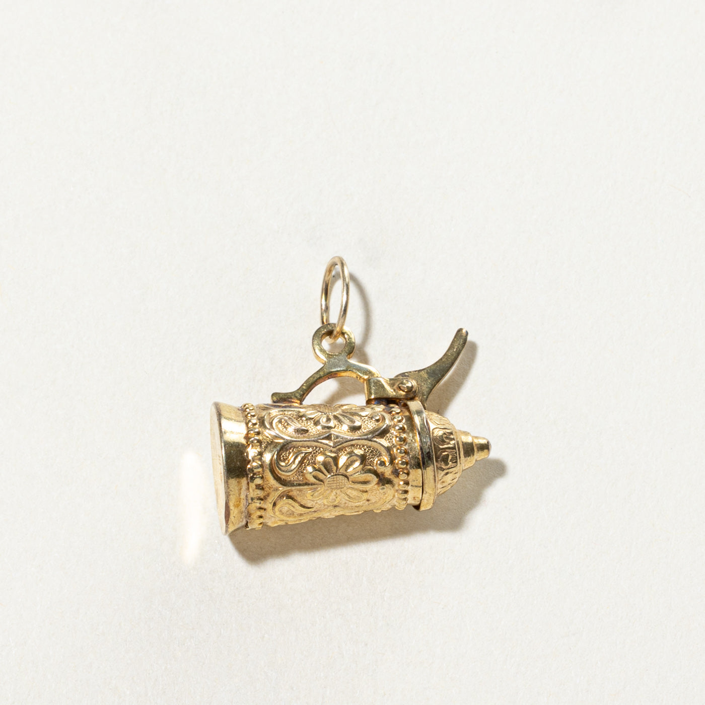 Vintage 8K Yellow Gold Beer Stein Charm