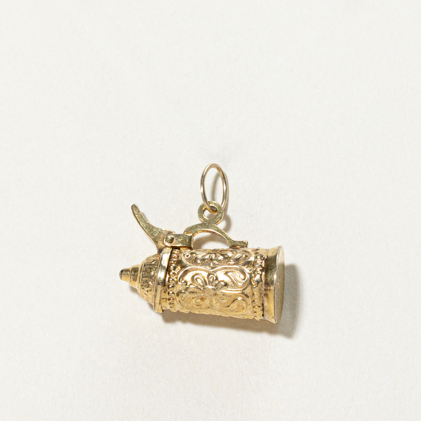 Vintage 8K Yellow Gold Beer Stein Charm