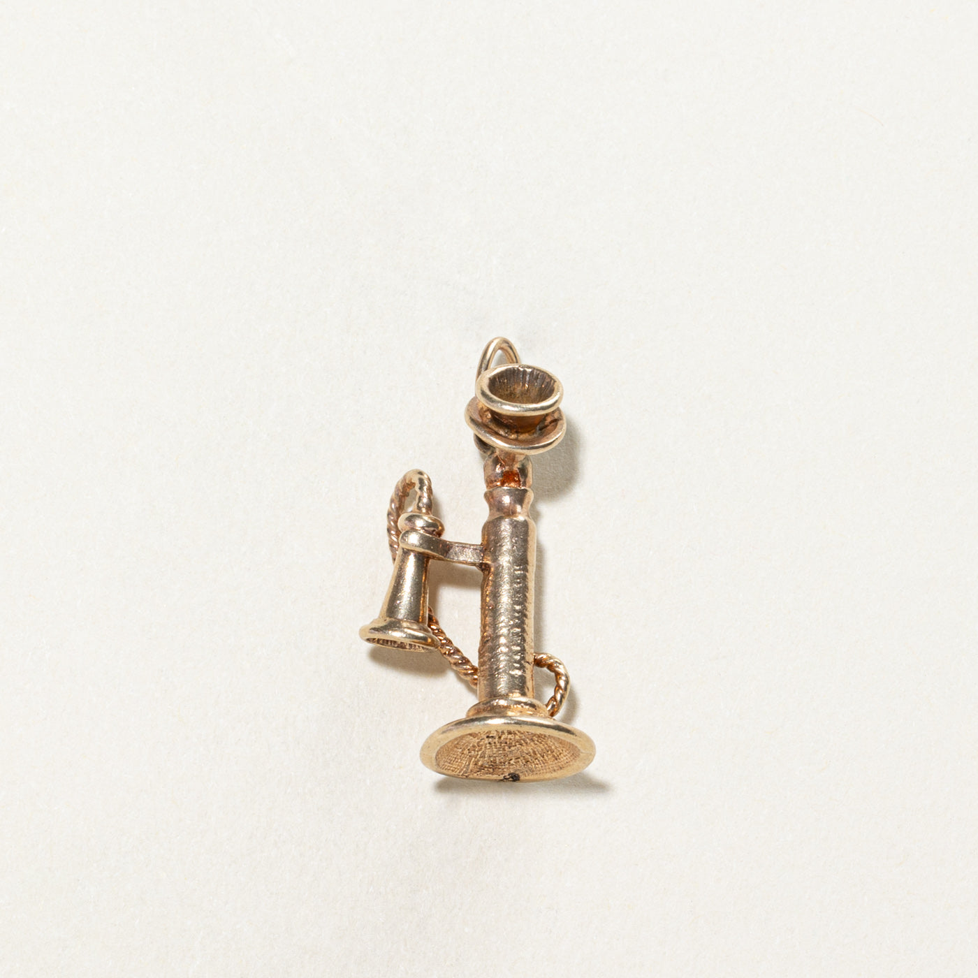 1972 London 9K Yellow Gold Vintage Phone Charm