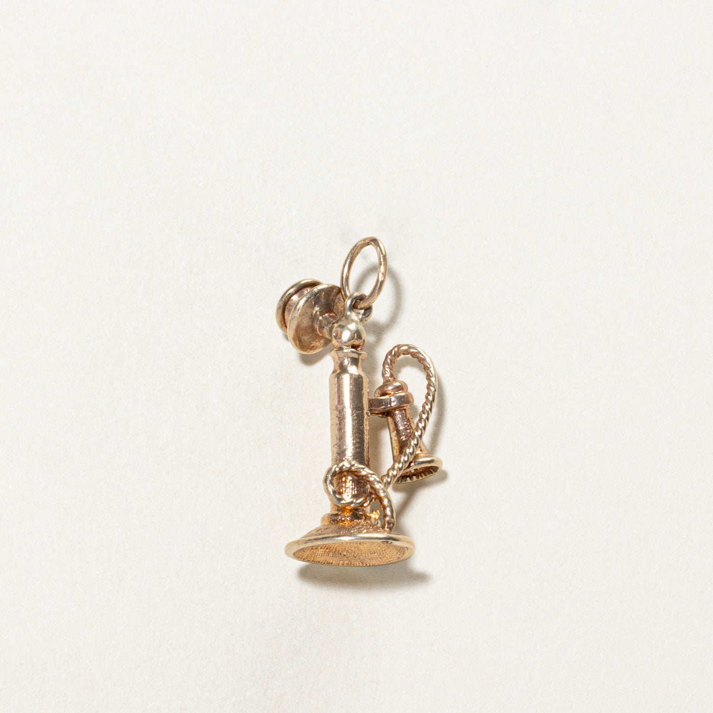 1972 London 9K Yellow Gold Vintage Phone Charm