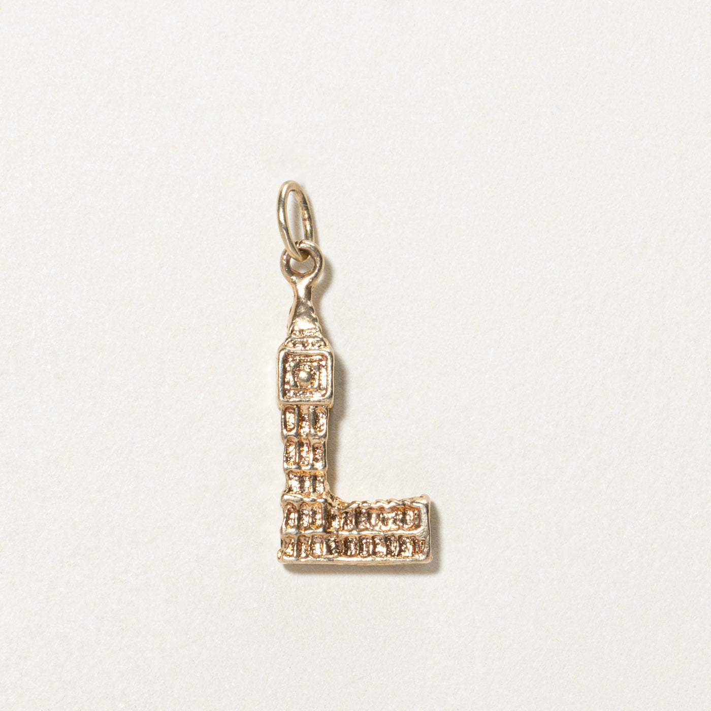 London 9K Yellow Gold Big Ben Charm