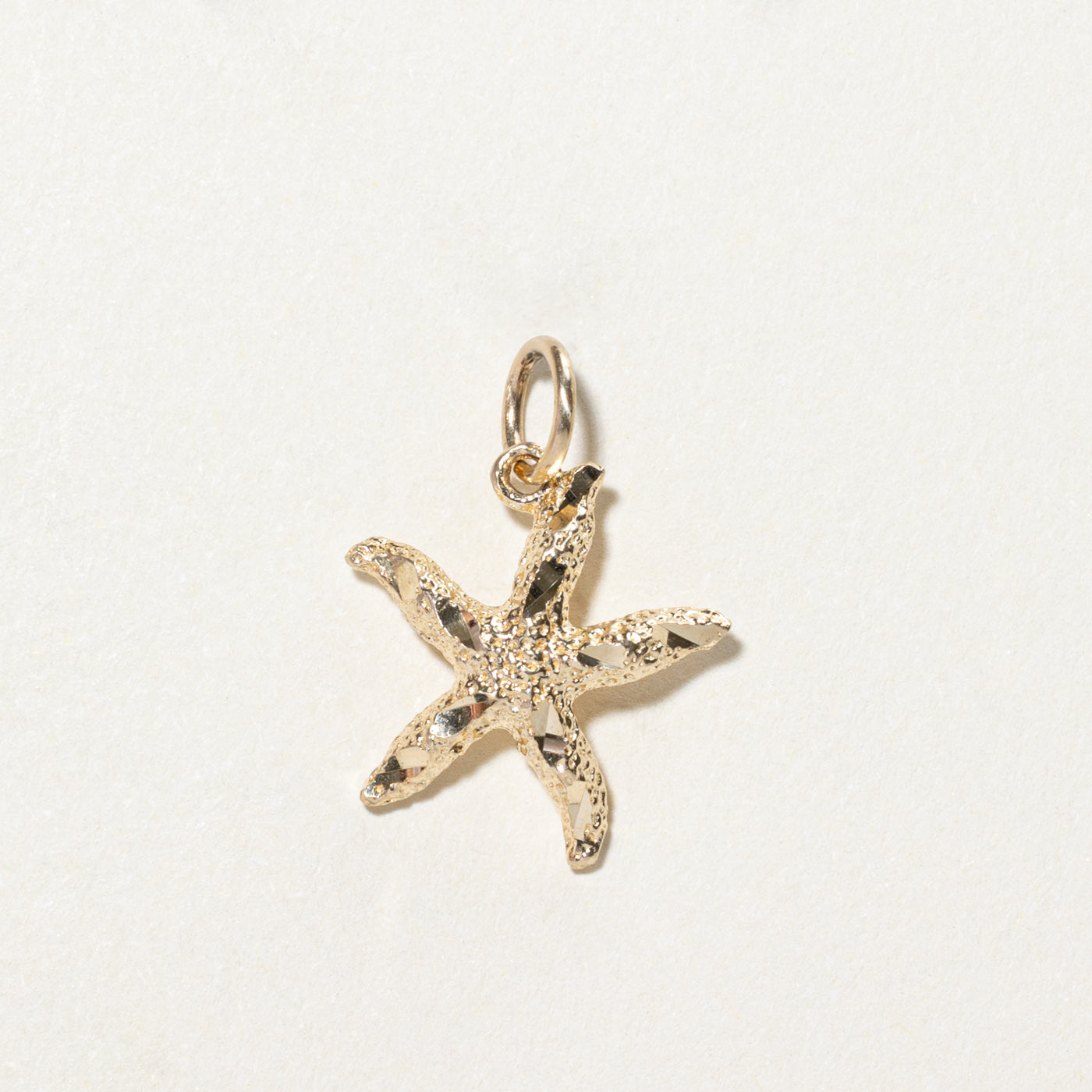 9K Yellow Gold Starfish Charm