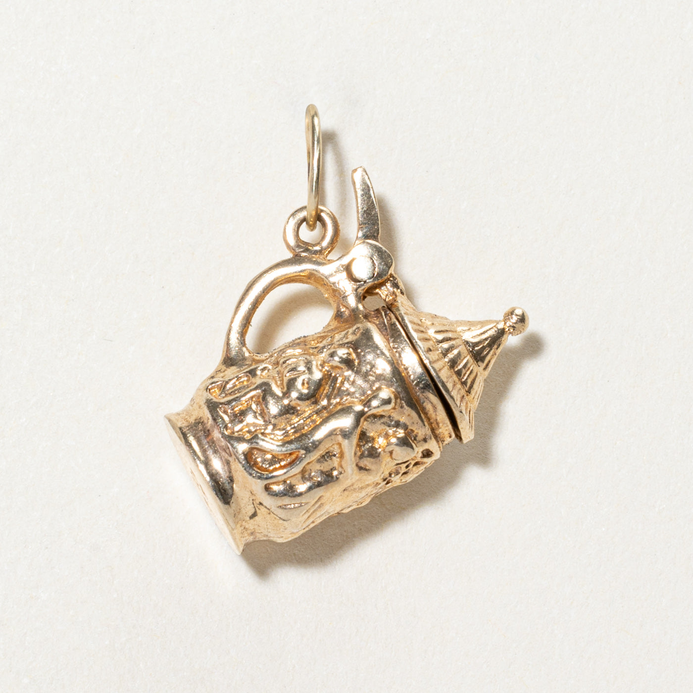 10K Yellow Gold Beer Stein Charm