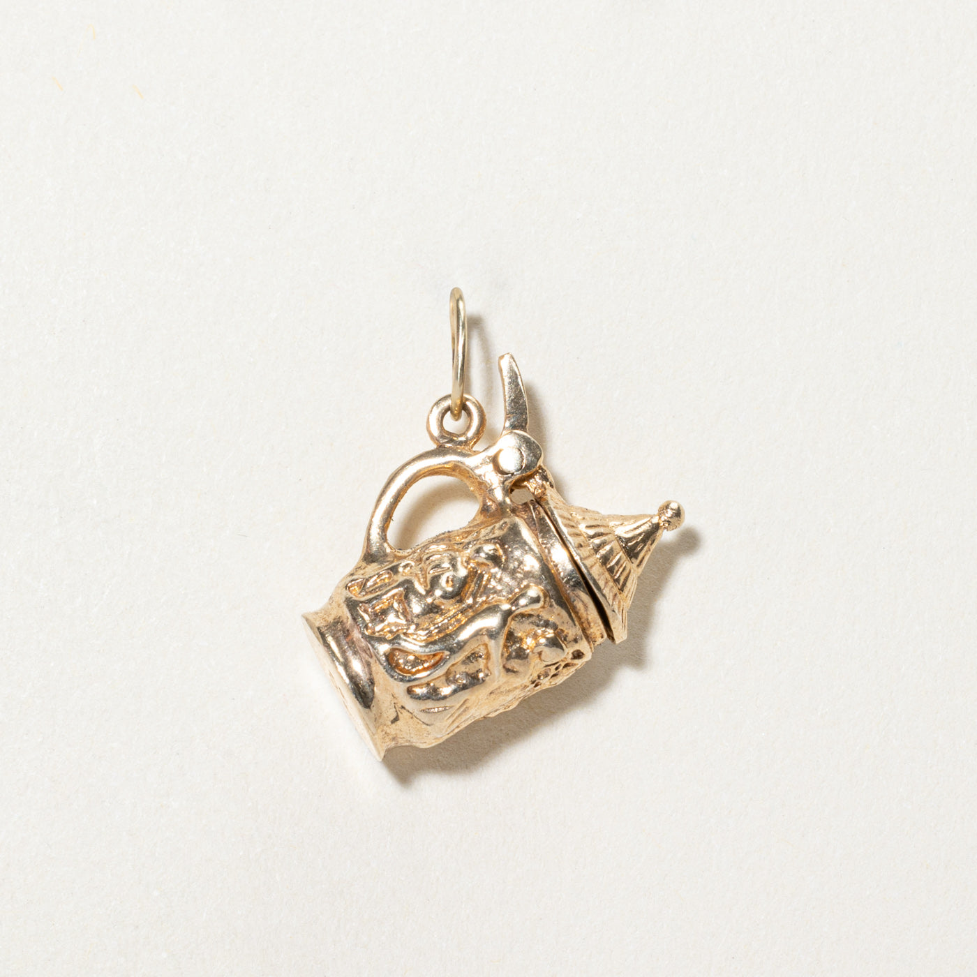 10K Yellow Gold Beer Stein Charm