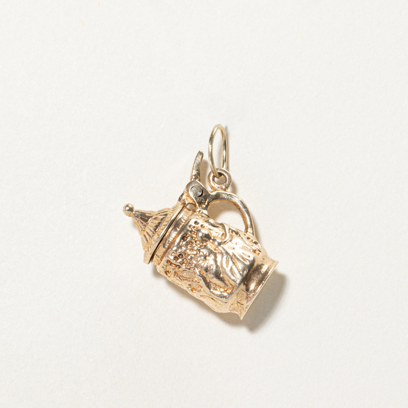 10K Yellow Gold Beer Stein Charm