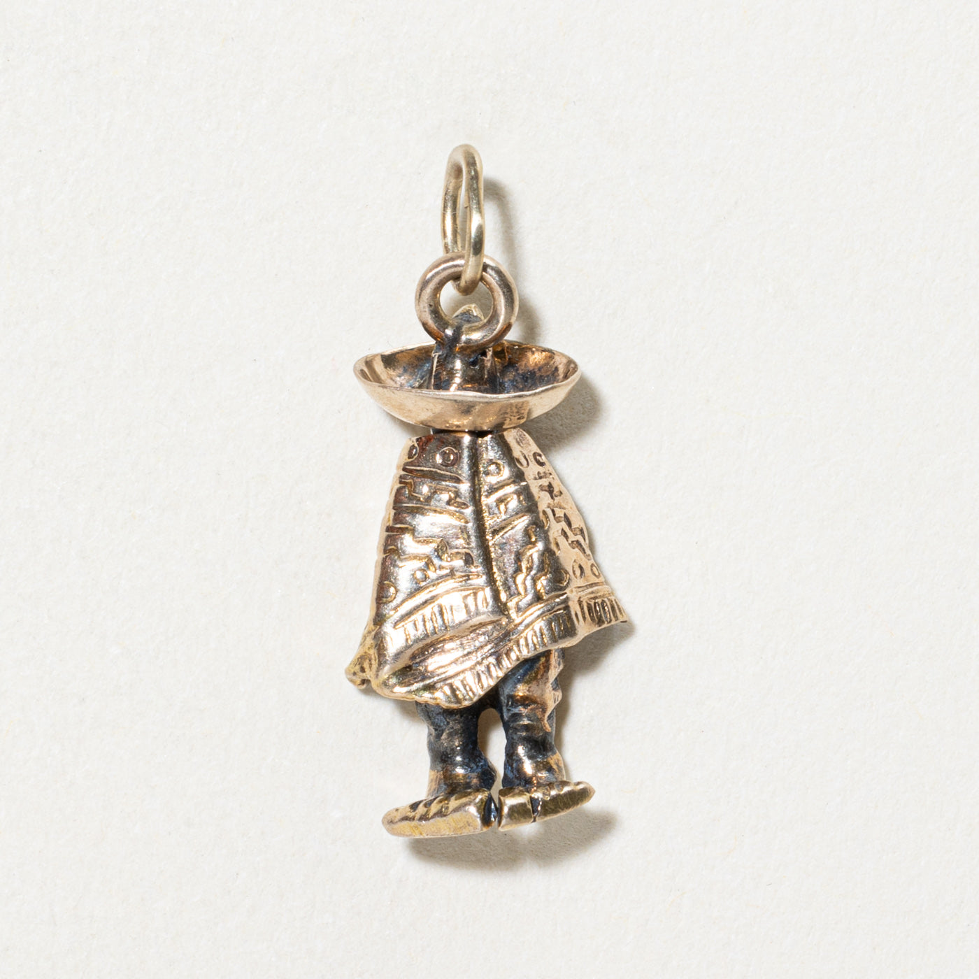 10K Yellow Gold Mexican Bandito Charm