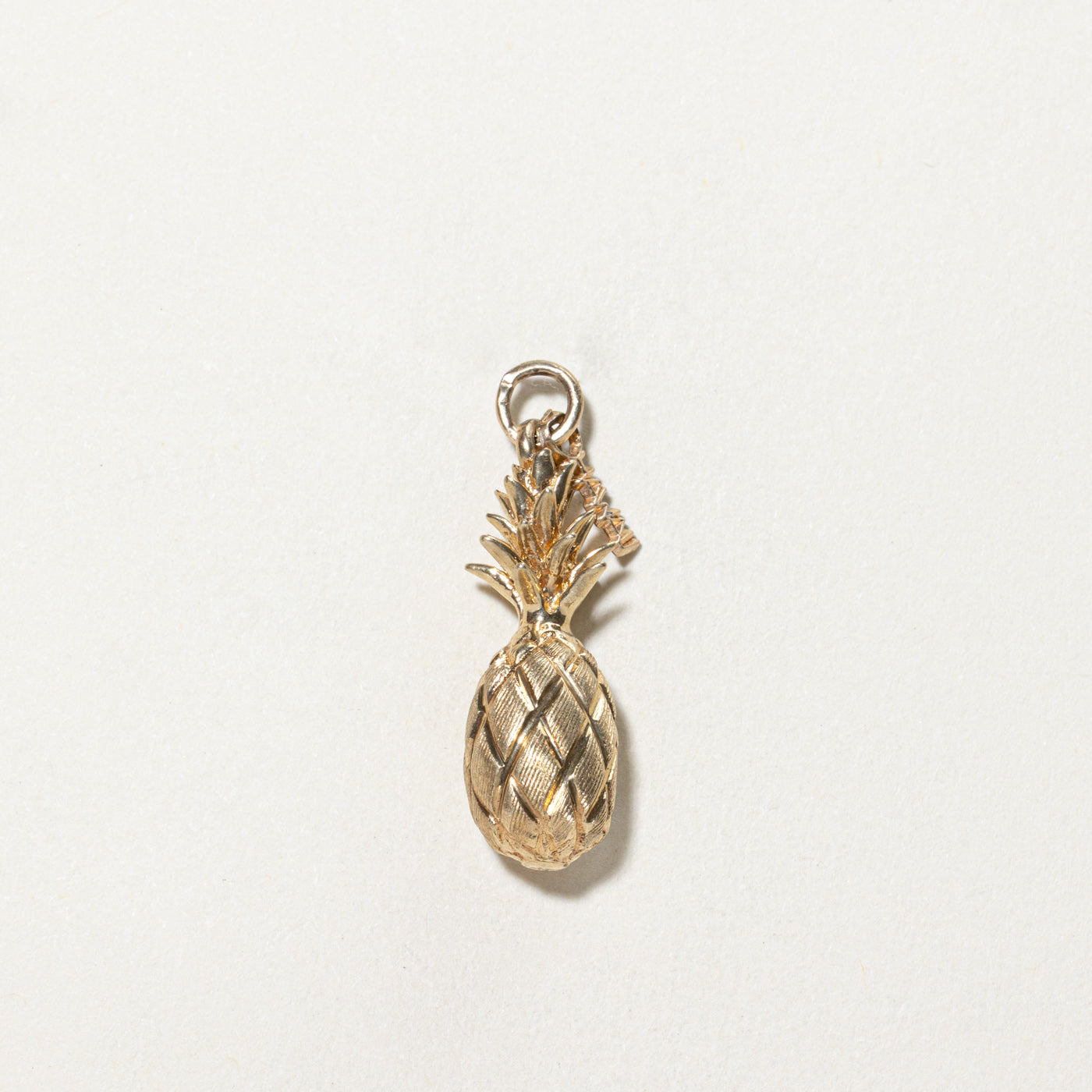14K Yellow Gold Hawaii Pineapple Charm