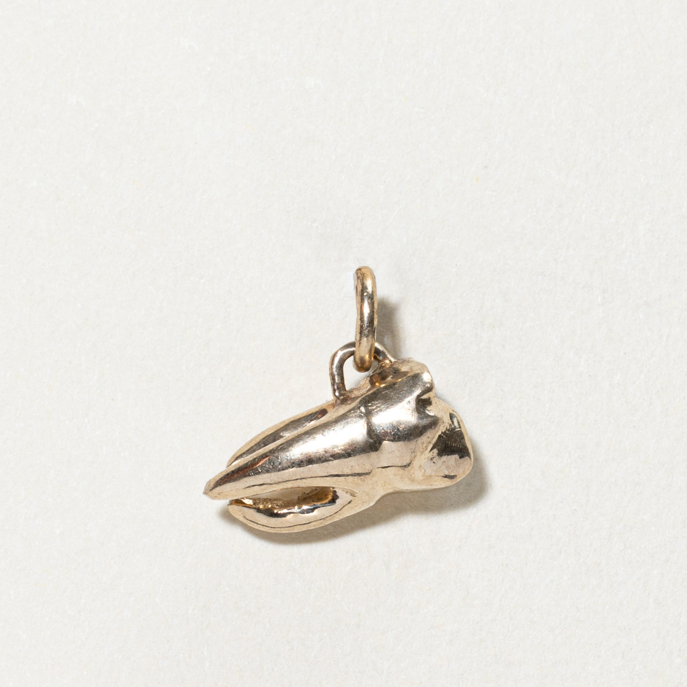 14K Yellow Gold Tooth Charm