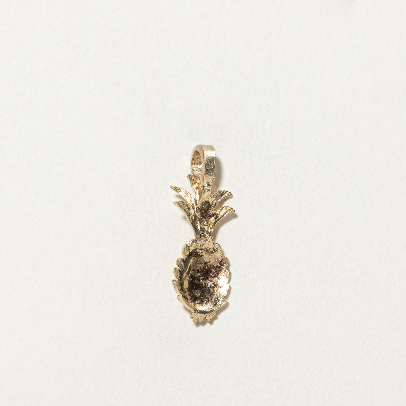 14K Yellow Gold Pineapple Charm