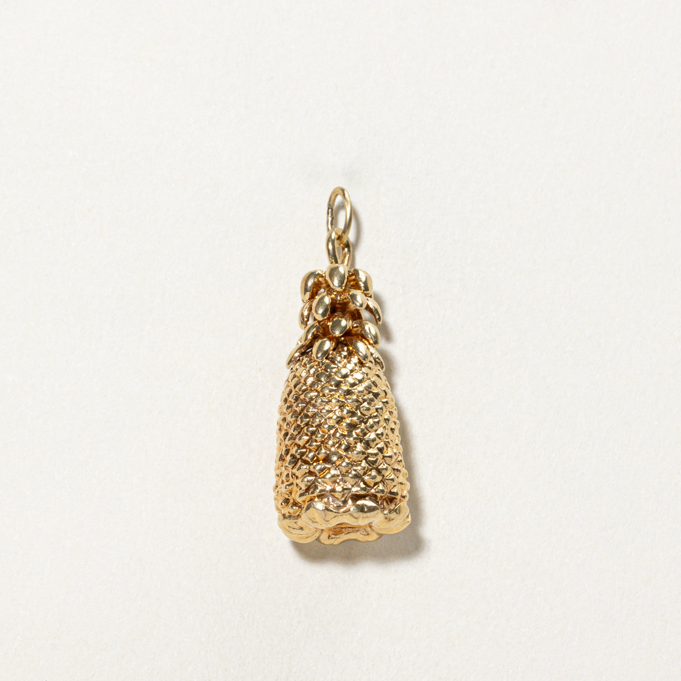18K Yellow Gold Pineapple Charm