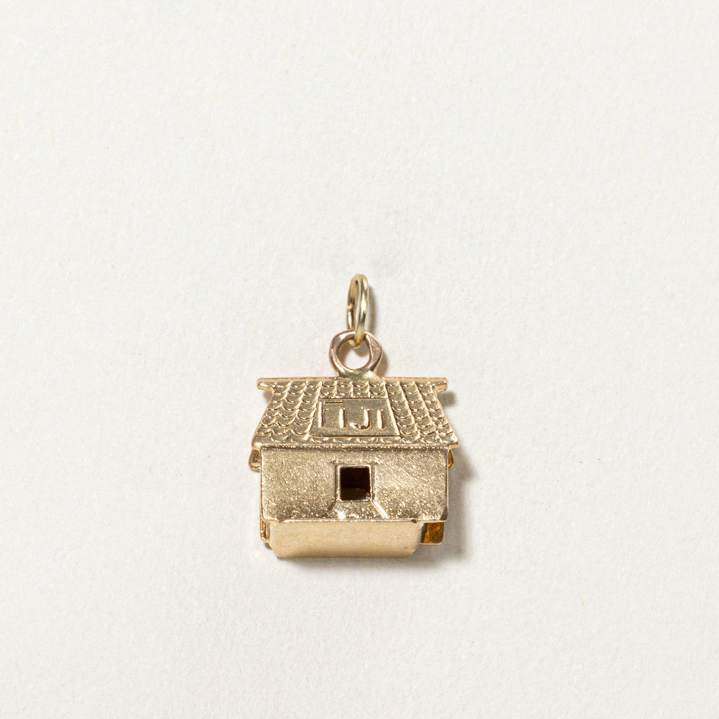 18K Yellow Gold Fiji House Charm