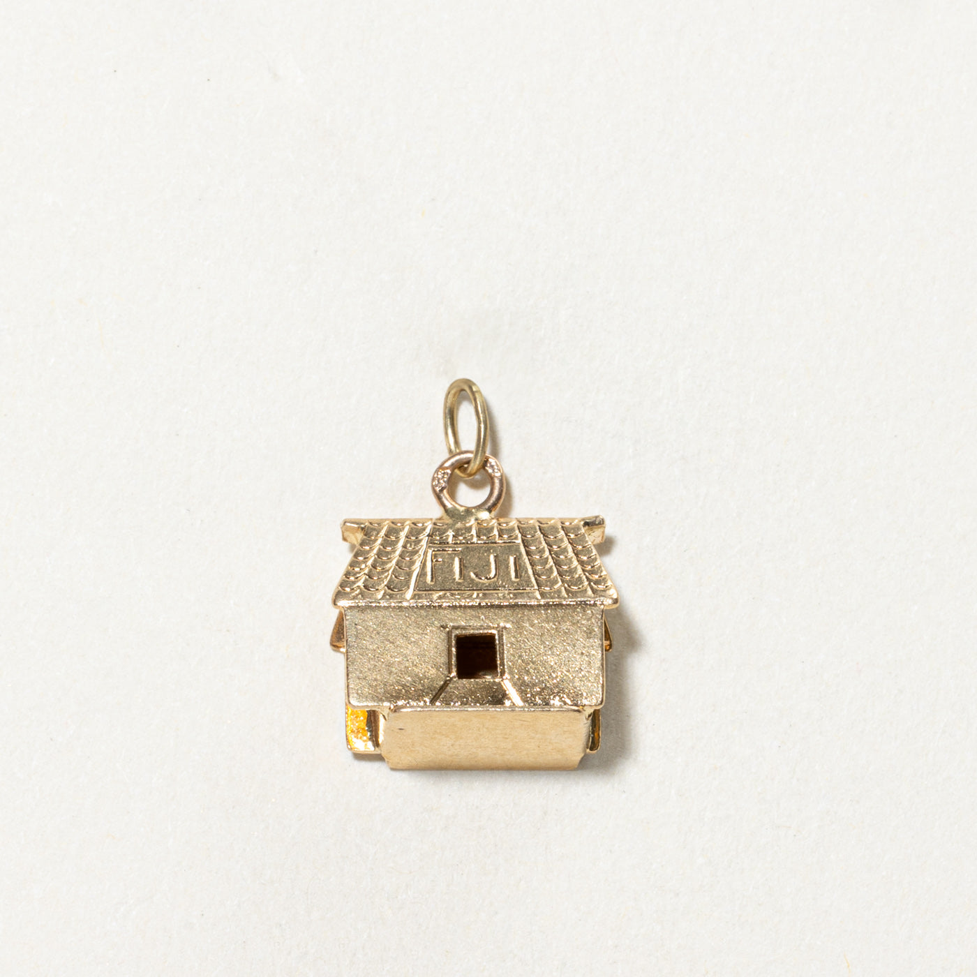 18K Yellow Gold Fiji House Charm