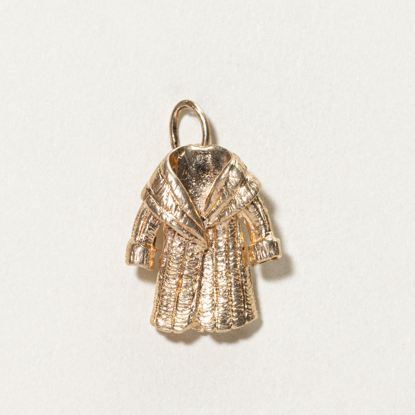 9K Yellow Gold Coat Charm