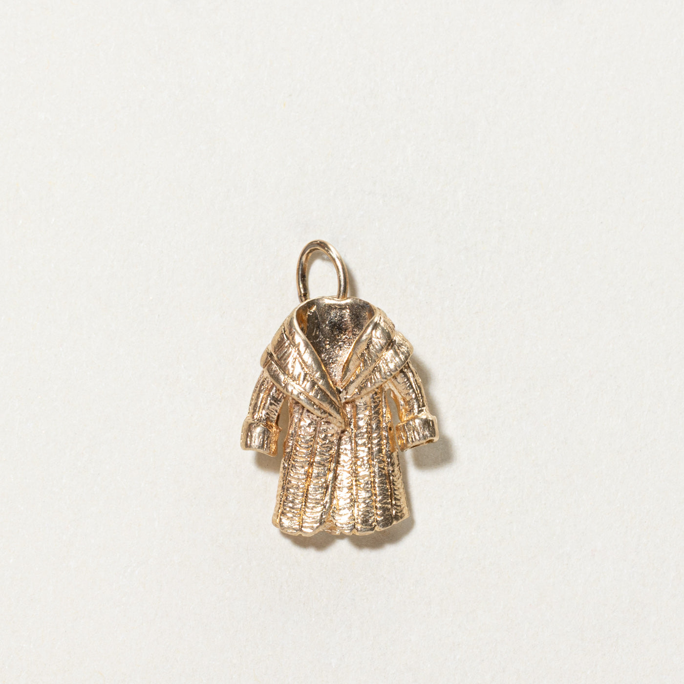 9K Yellow Gold Coat Charm