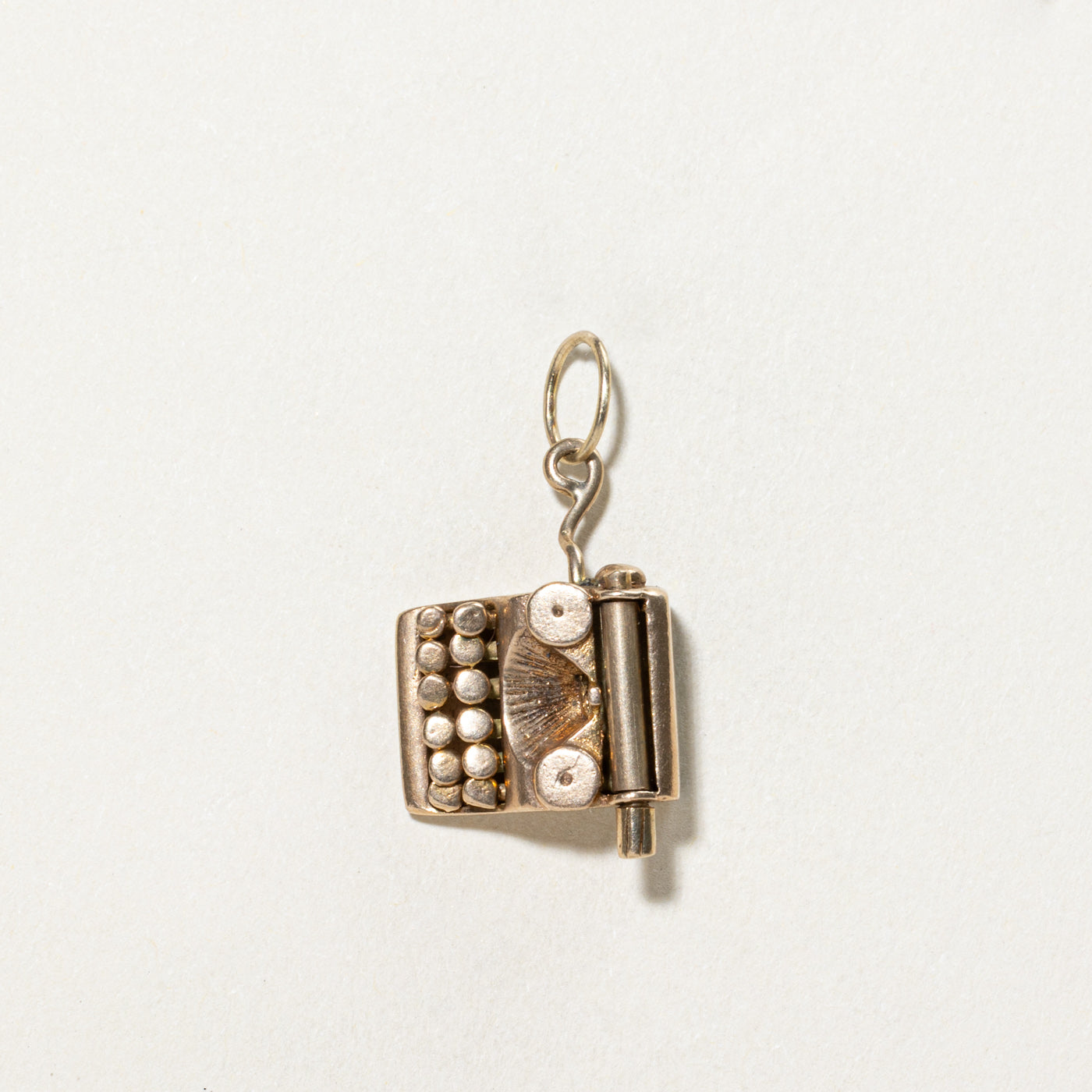 1961 London 9K Yellow Gold Typewriter Charm