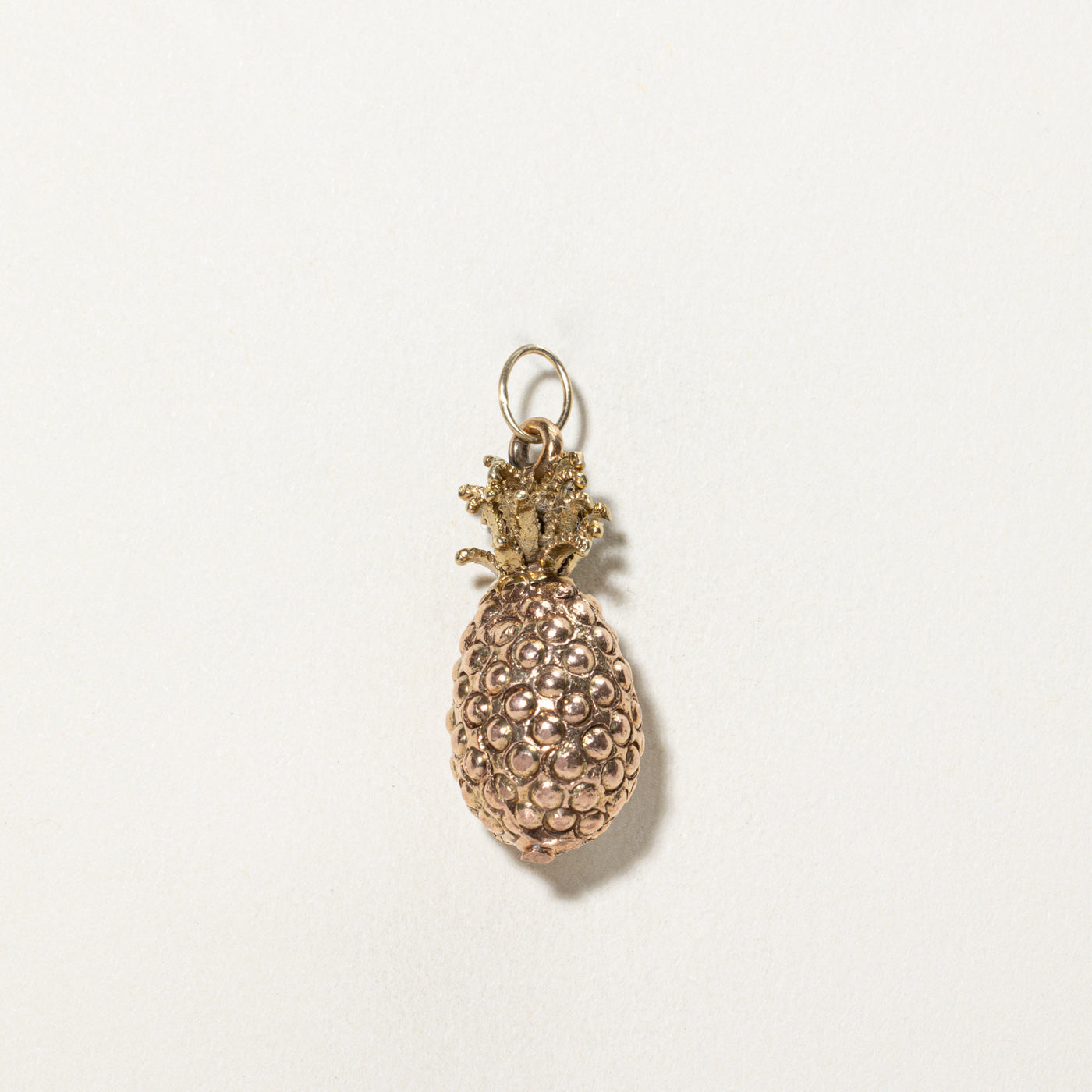 1958 London 9K Yellow Gold Pineapple Charm