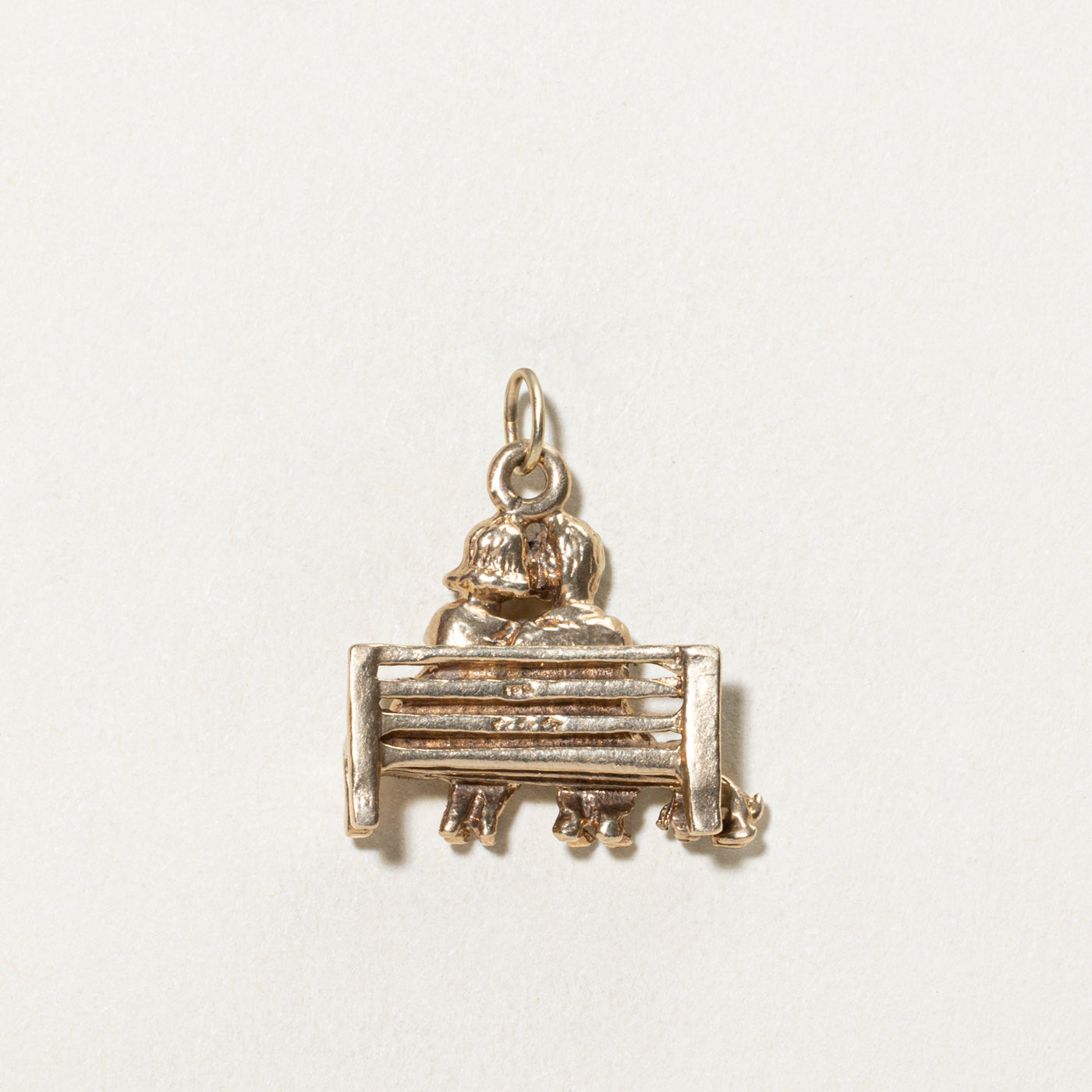 10K Yellow Gold Kissing Couple Charm