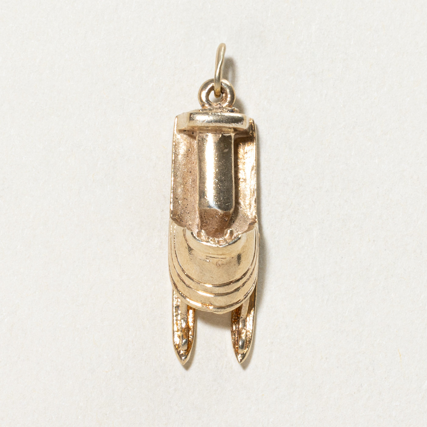 10K Yellow Gold Sled Charm
