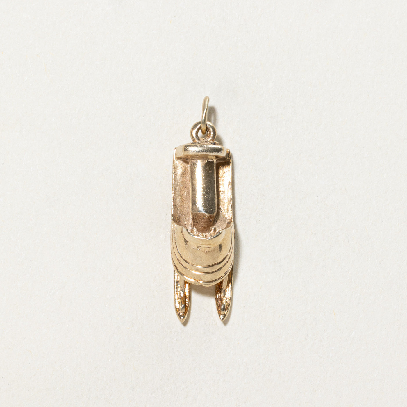 10K Yellow Gold Sled Charm