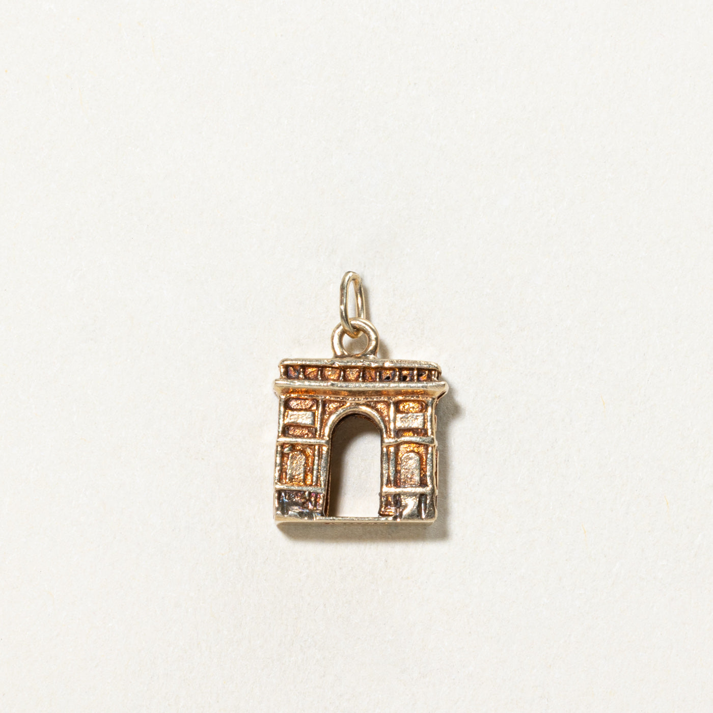 10K Yellow Gold Arc de Triomphe Charm