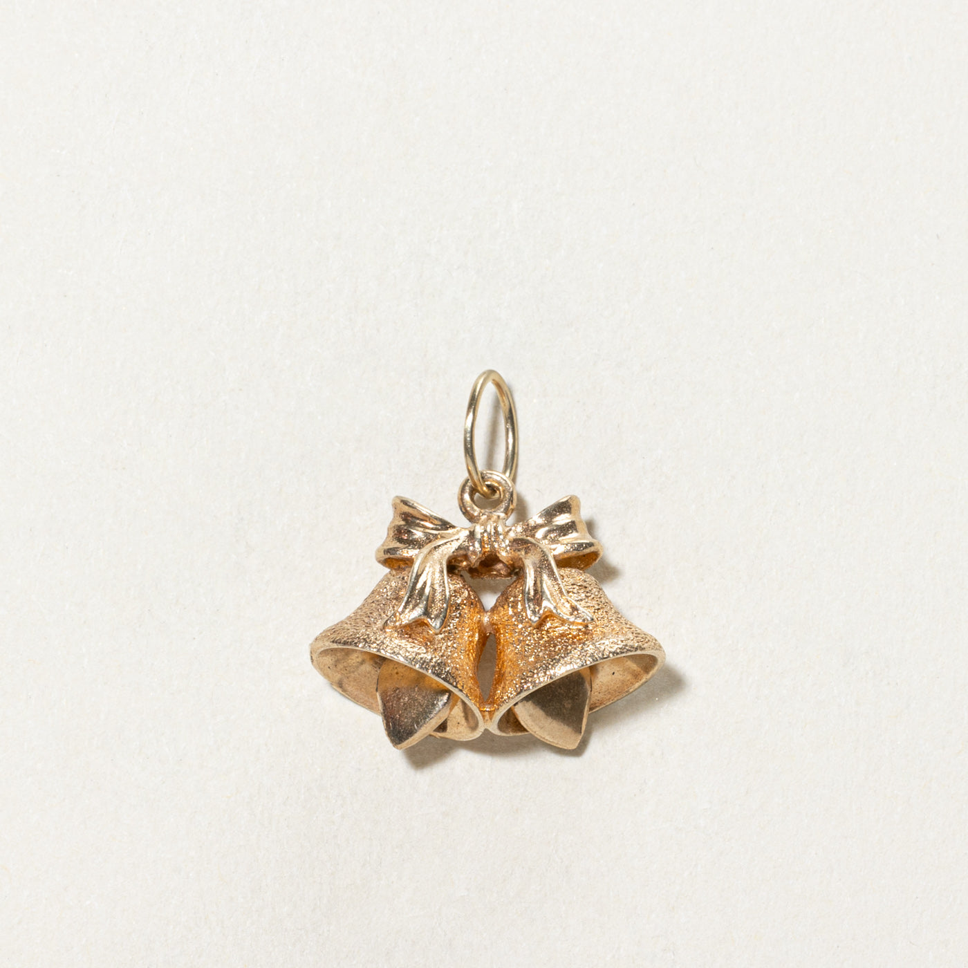 10K Yellow Gold Wedding Bells Charm