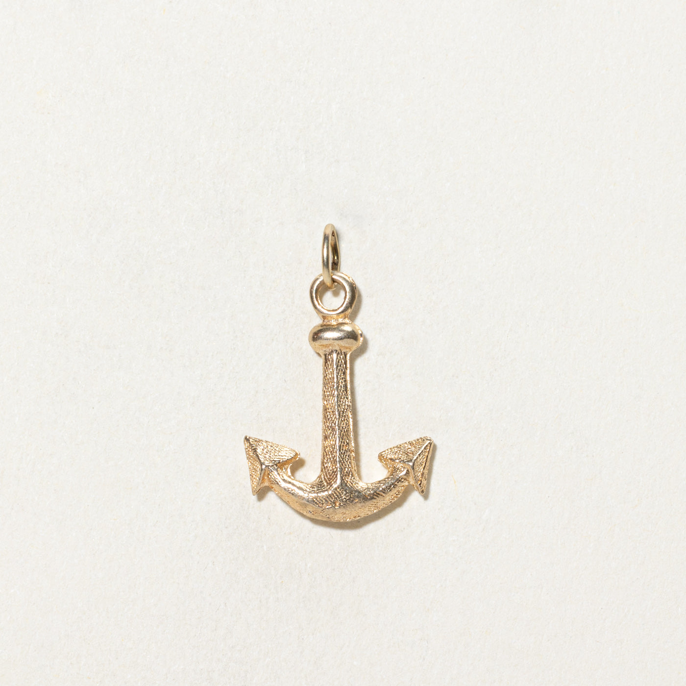 10K Yellow Gold Anchor Charm