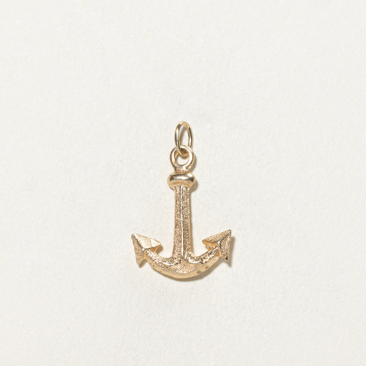 10K Yellow Gold Anchor Charm