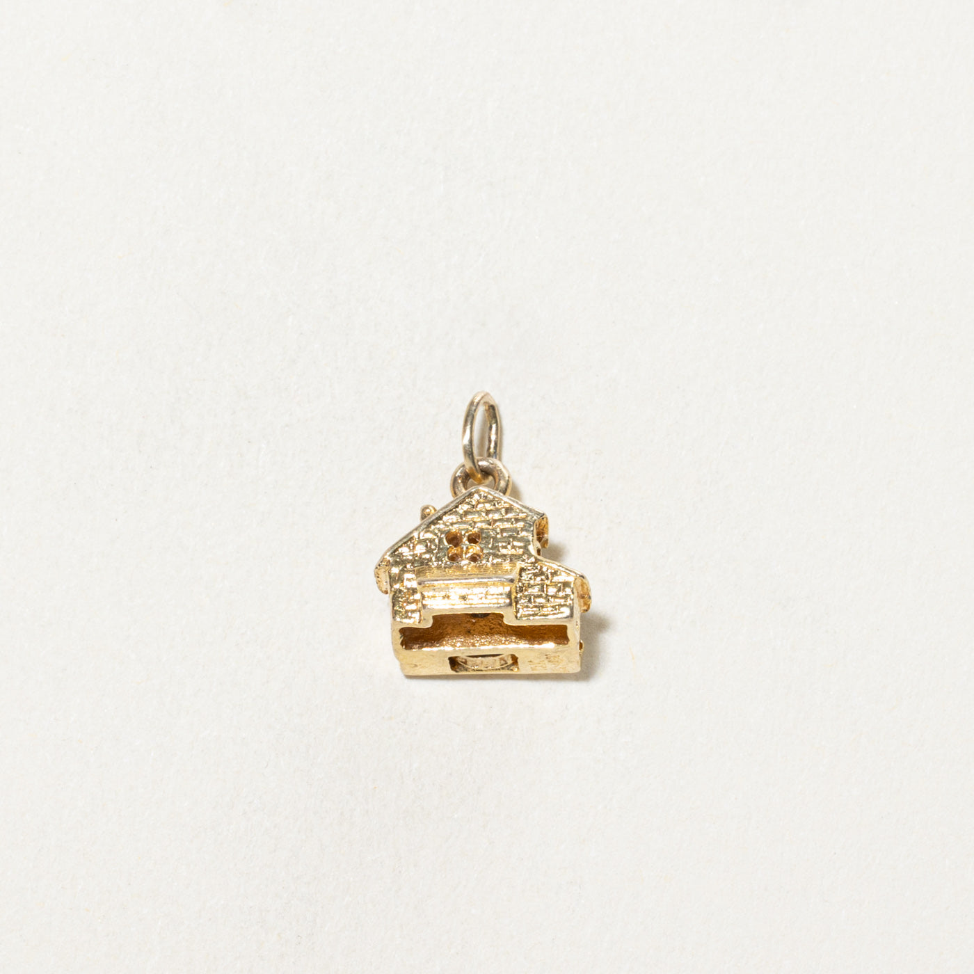 10K Yellow Gold Water Mill Charm