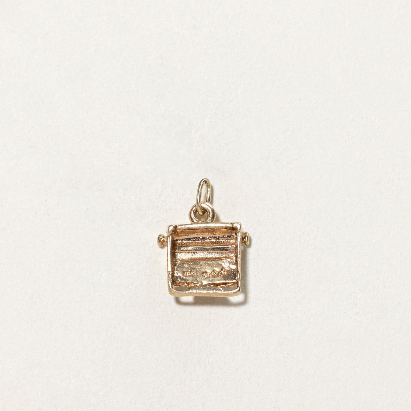 10K Yellow Gold Typewriter Charm