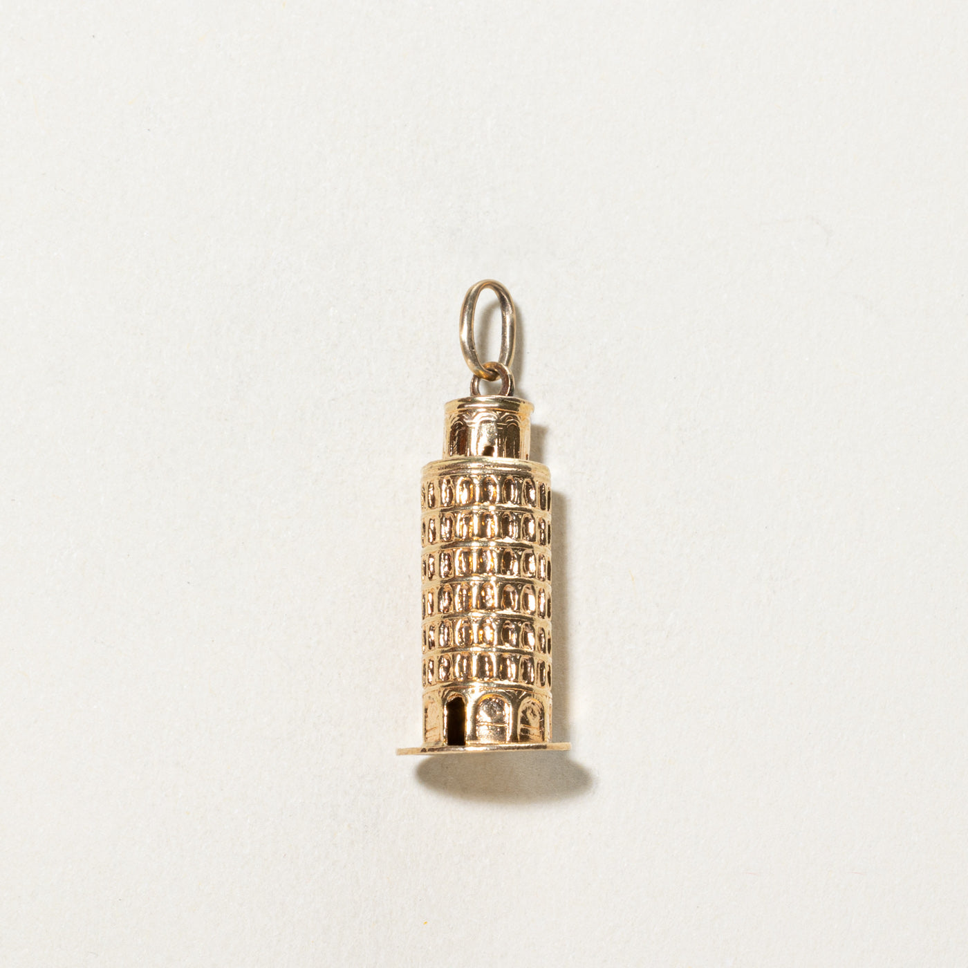 18K Leaning Tower of Pisa Charm