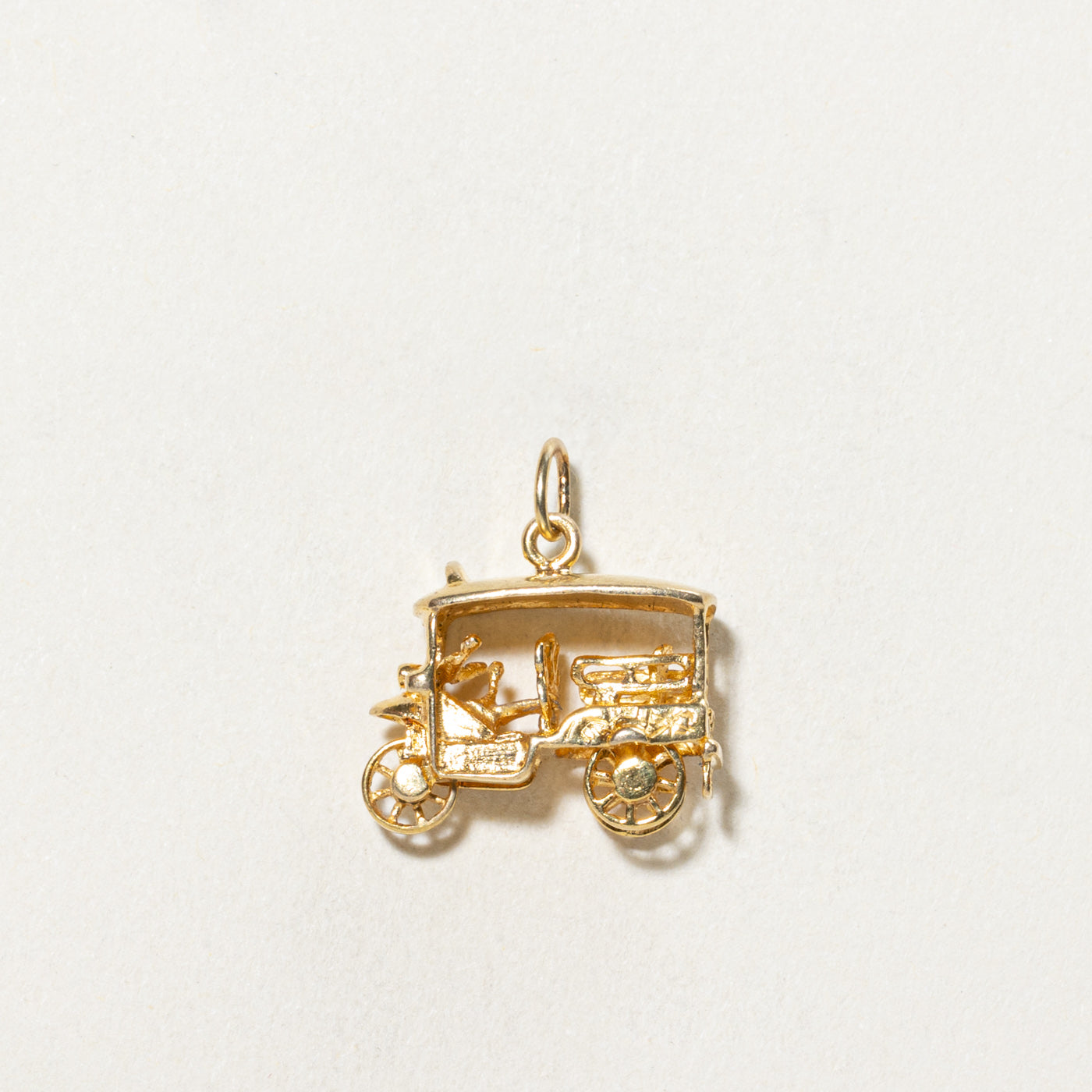 18K Yellow Gold Tricycle Charm