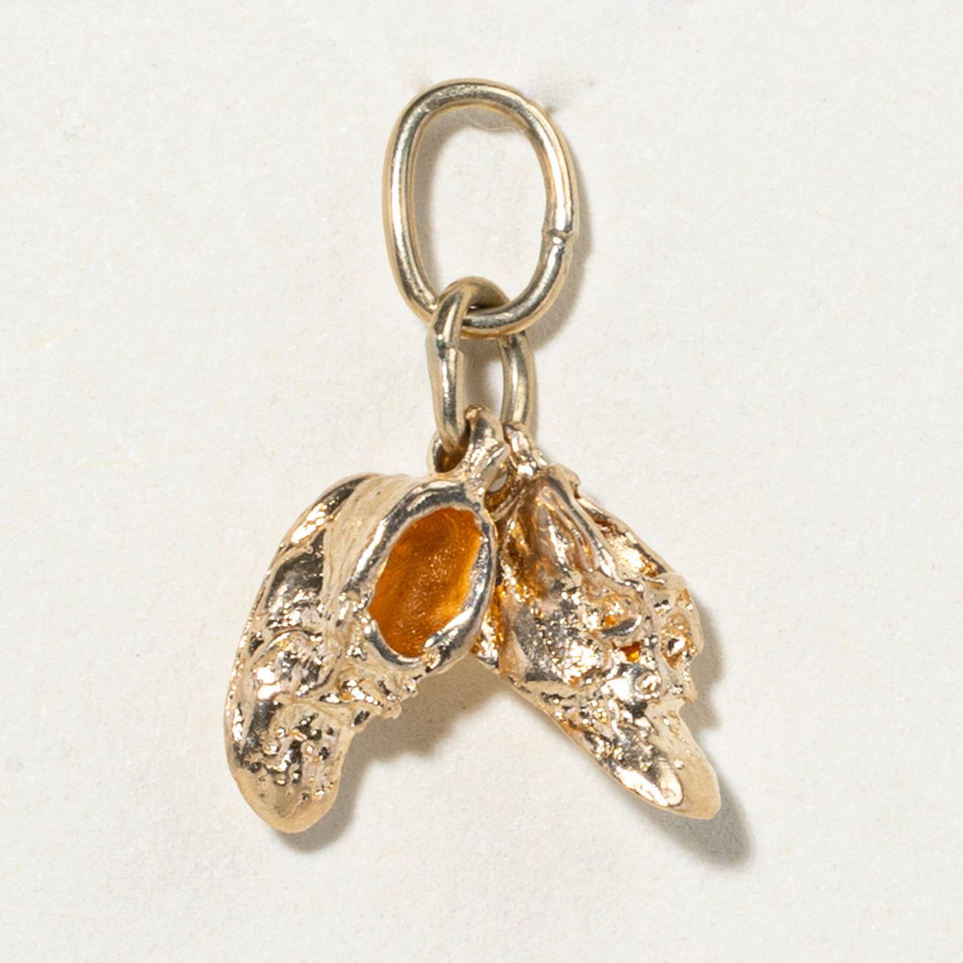 10k Yellow Gold Baby Shoes Charm