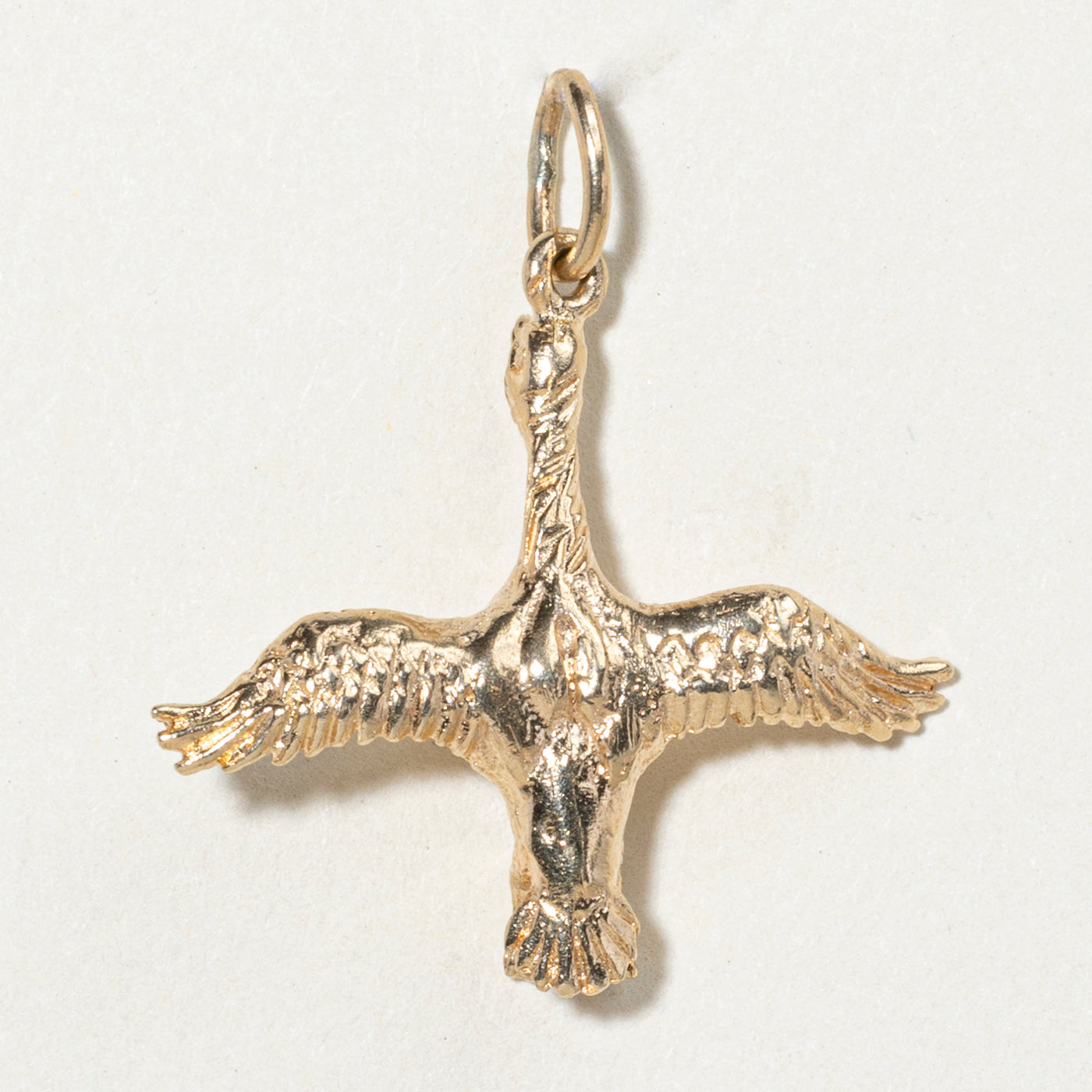 10k Yellow Gold Goose Charm