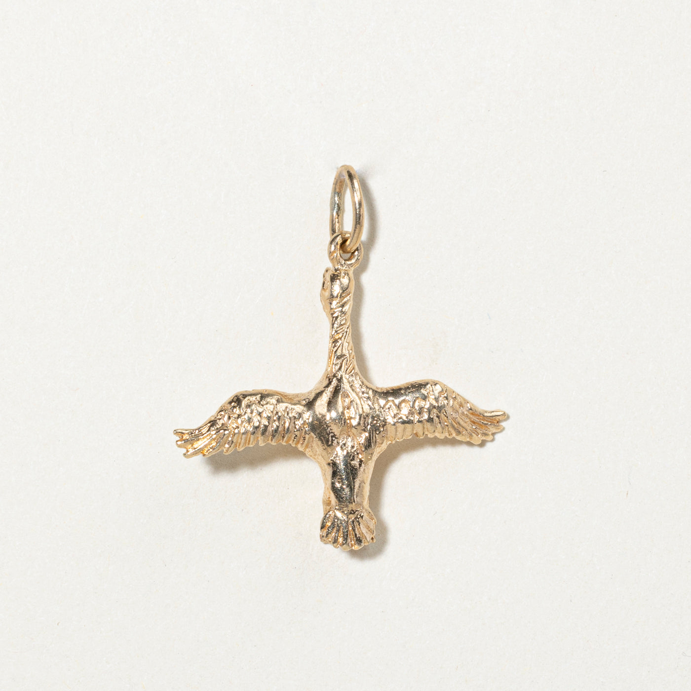 10k Yellow Gold Goose Charm