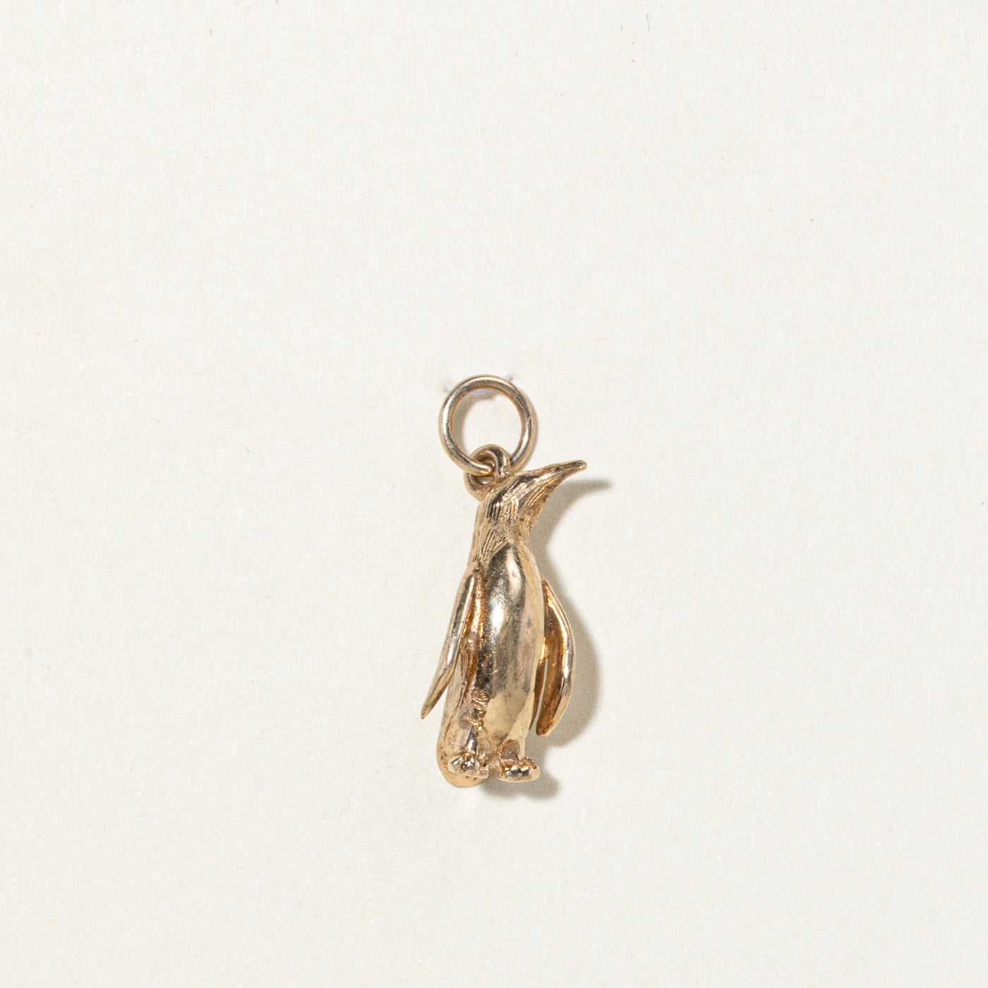 9k Yellow Gold Penguin Charm