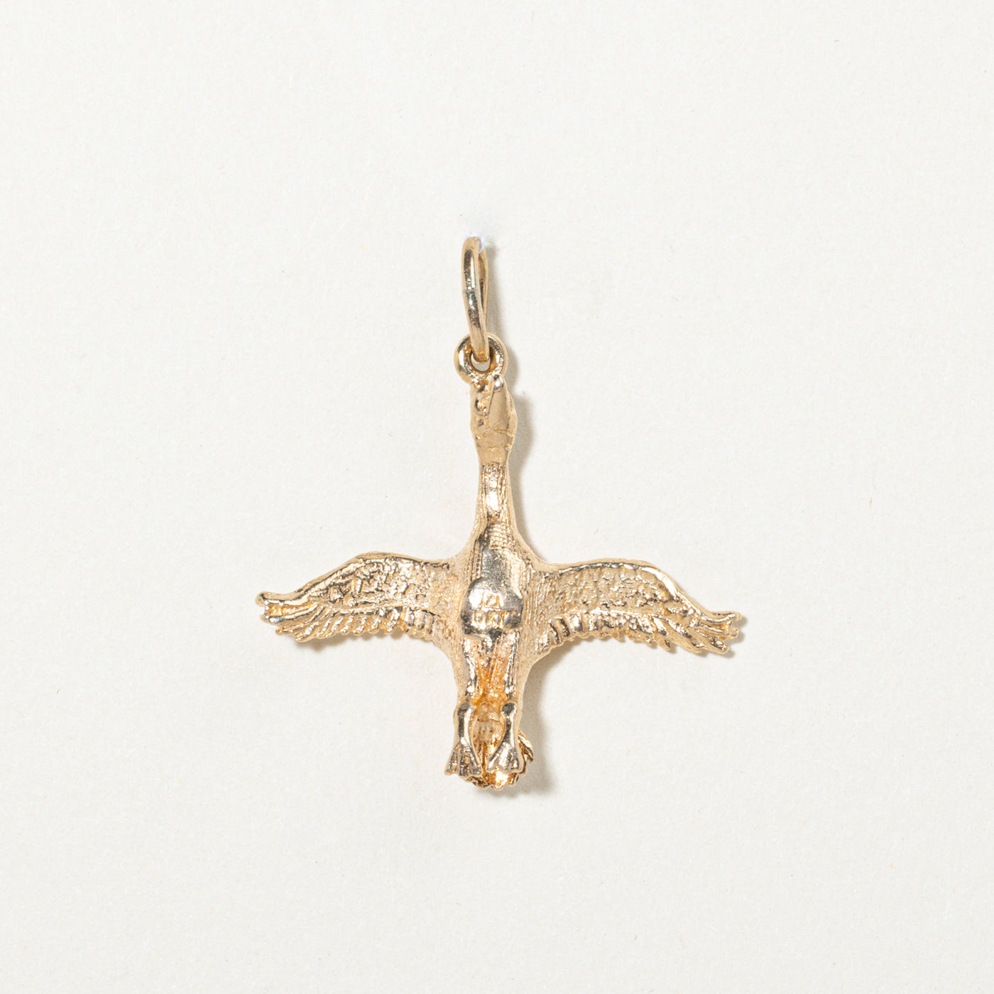 10k Yellow Gold Goose Charm