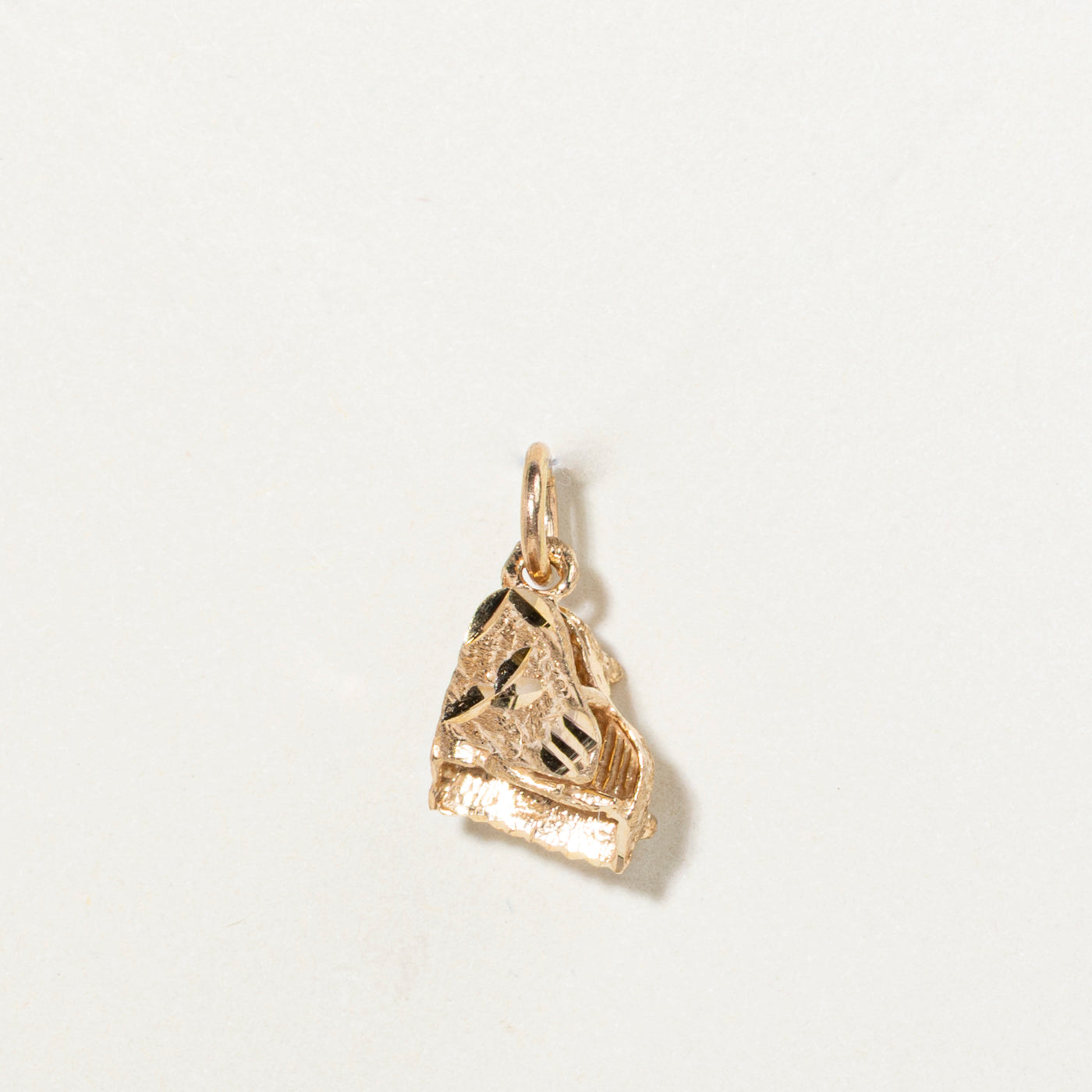 9K Yellow Gold Piano Charm