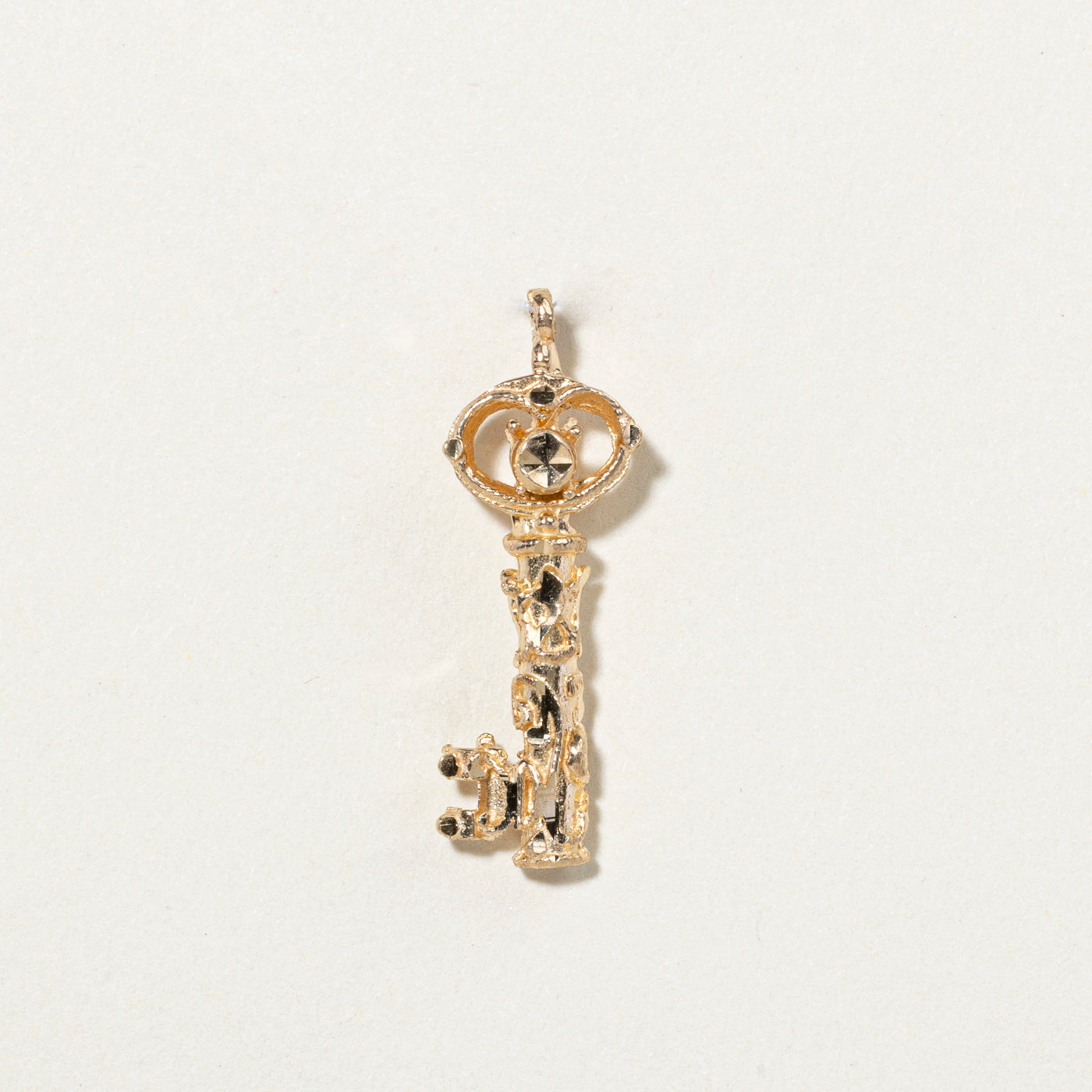 10k Yellow Gold Key Charm