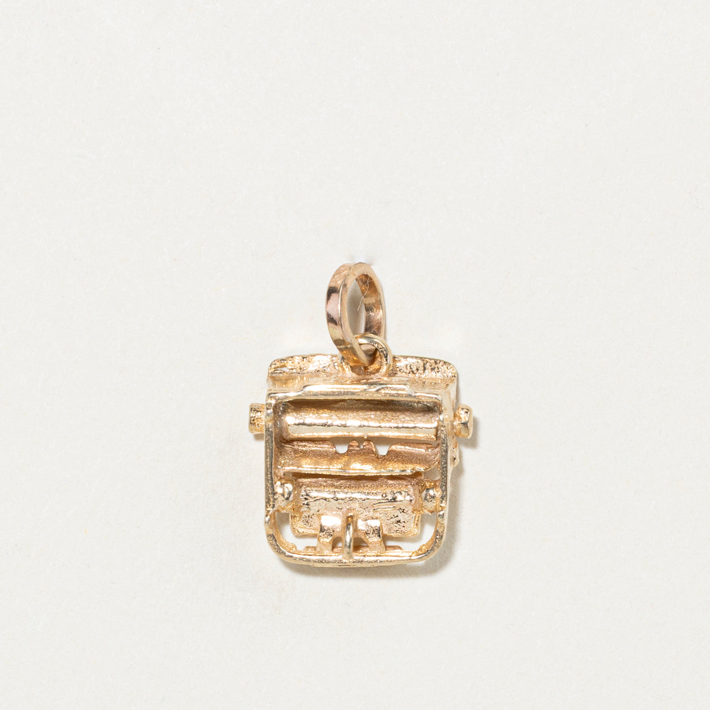 10k Yellow Gold Typewriter Charm
