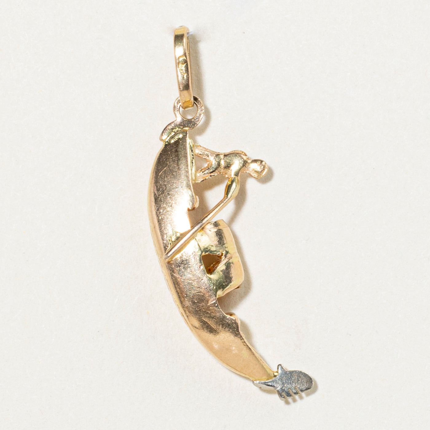 18k Yellow Gold Venice Gondola Charm