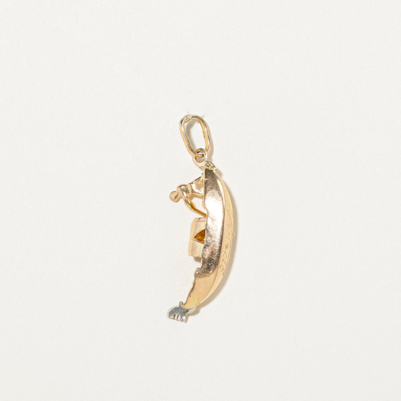 18k Yellow Gold Venice Gondola Charm