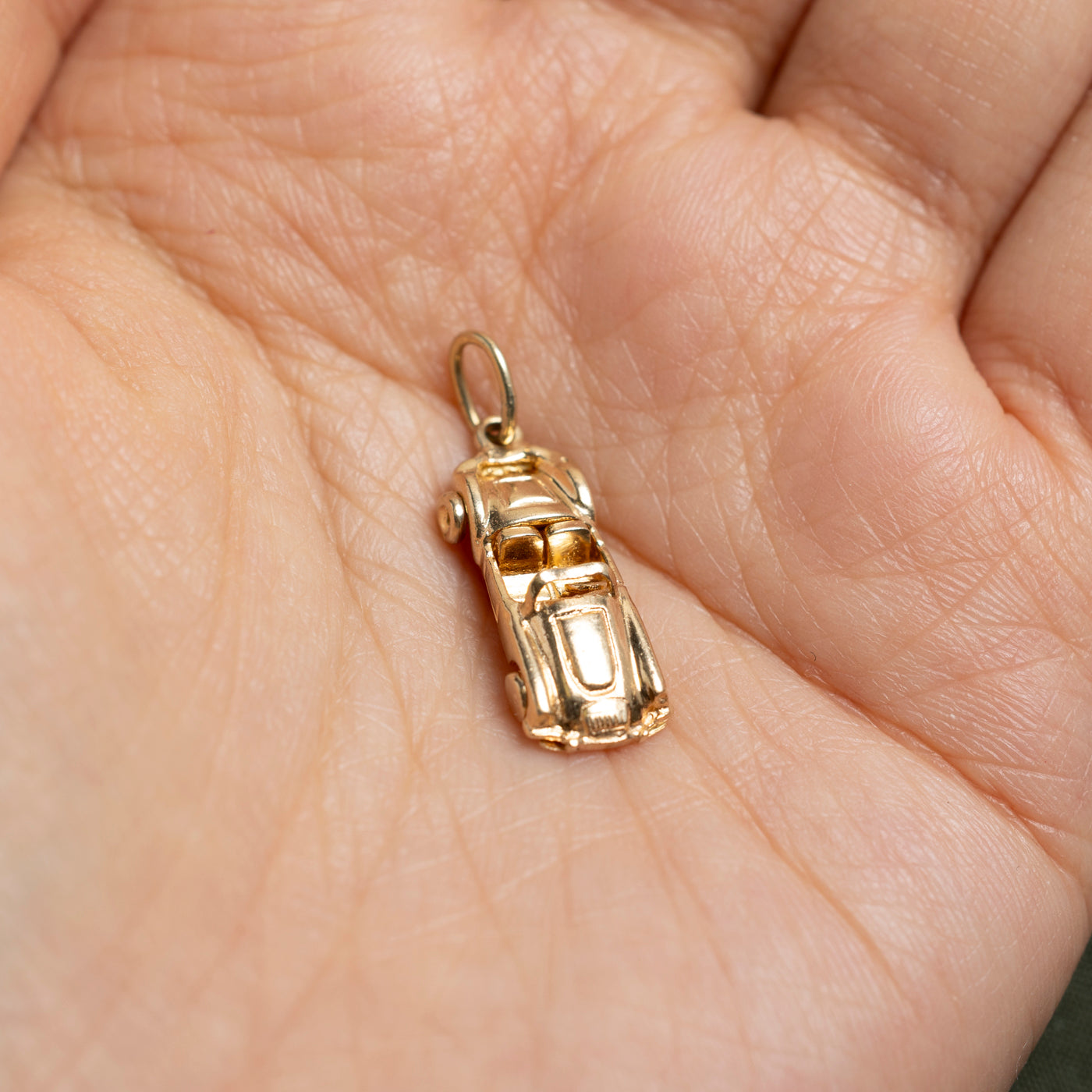 10k Yellow Gold Car Charm
