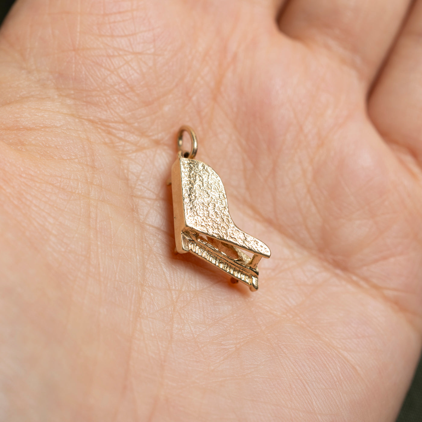 10k Yellow Gold Grand Piano Charm