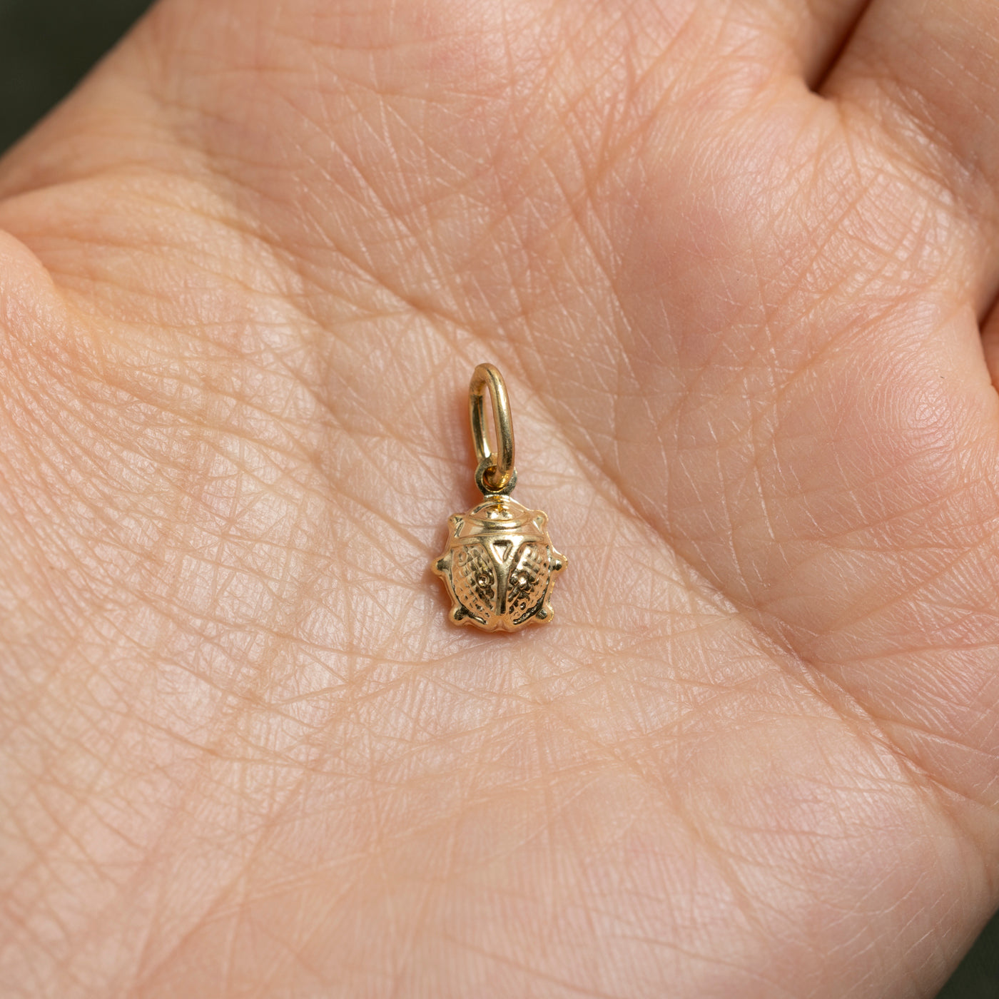 18k Yellow Gold Ladybug Charm