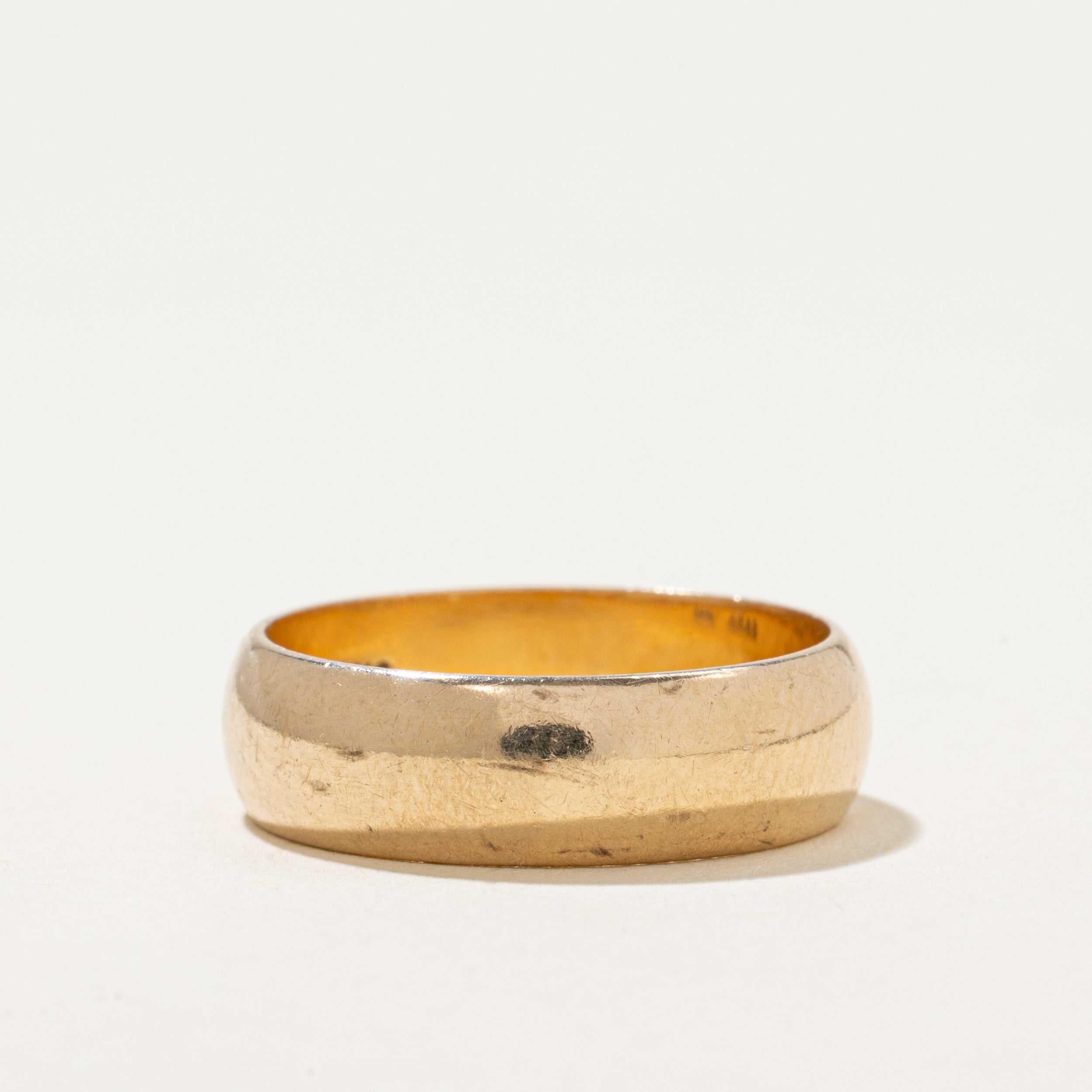 'Birks' 14k Yellow Gold Band | 5.75mm | SZ 7