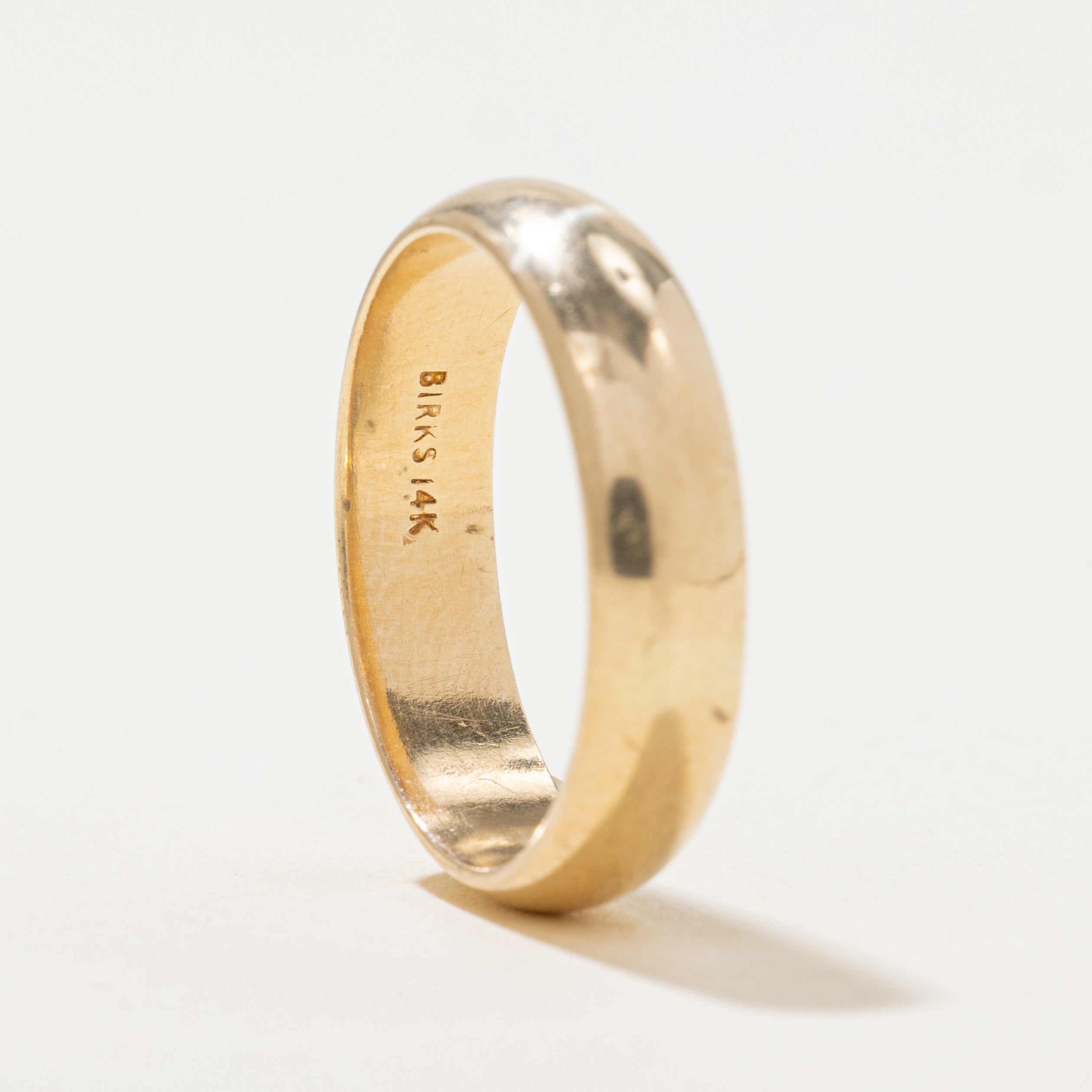 'Birks' 14k Yellow Gold Band | 4.75mm | SZ 7