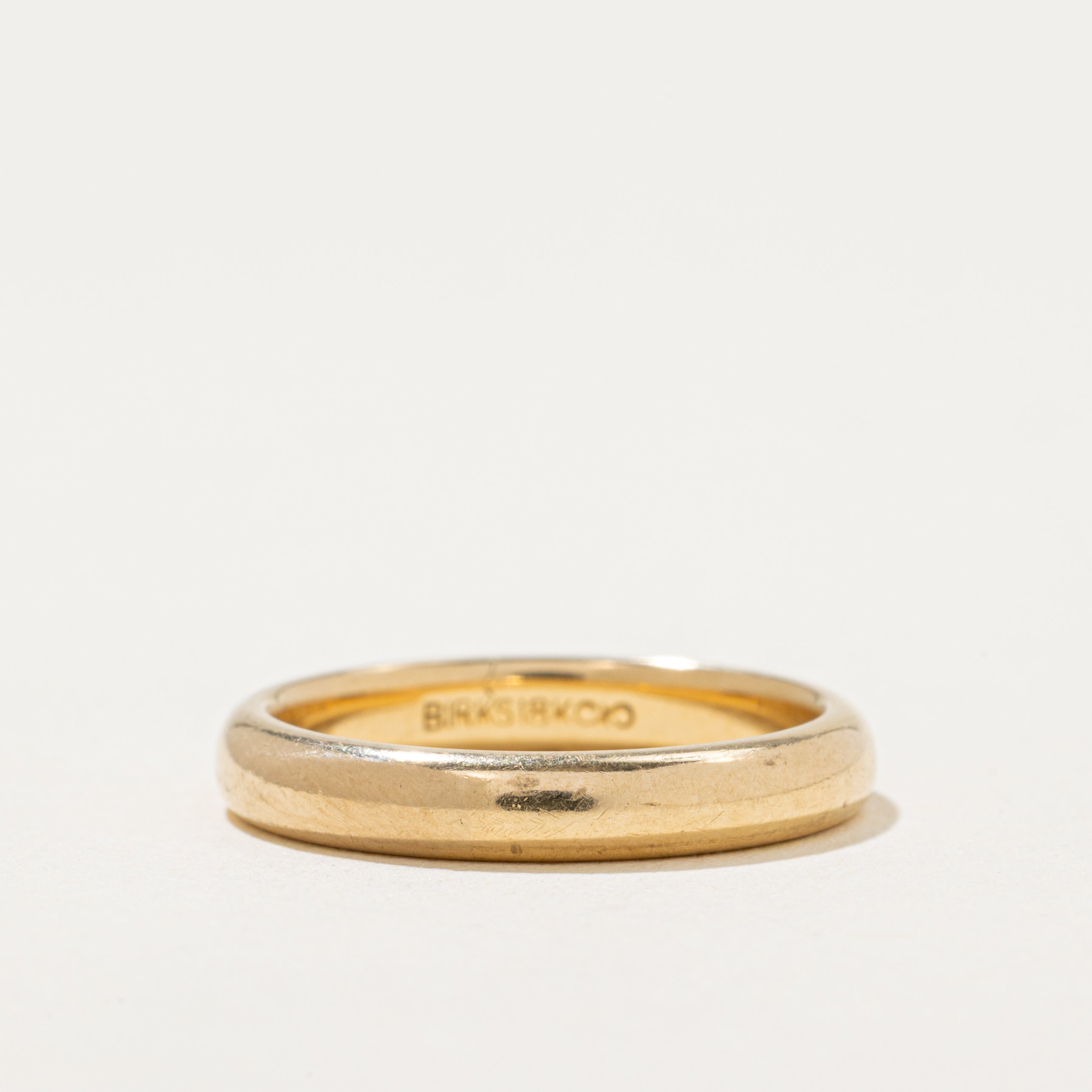 'Birks' 18k Yellow Gold Thin Band | 3mm | SZ 5.25